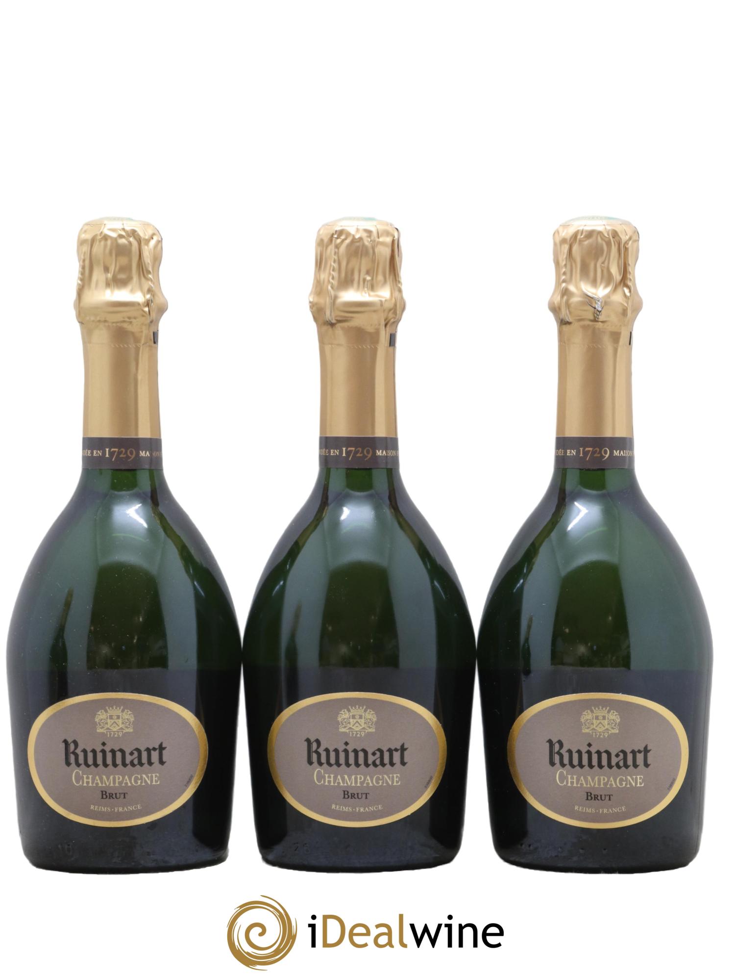 R de Ruinart Brut Ruinart - Lot de 3 demi bouteilles - 0