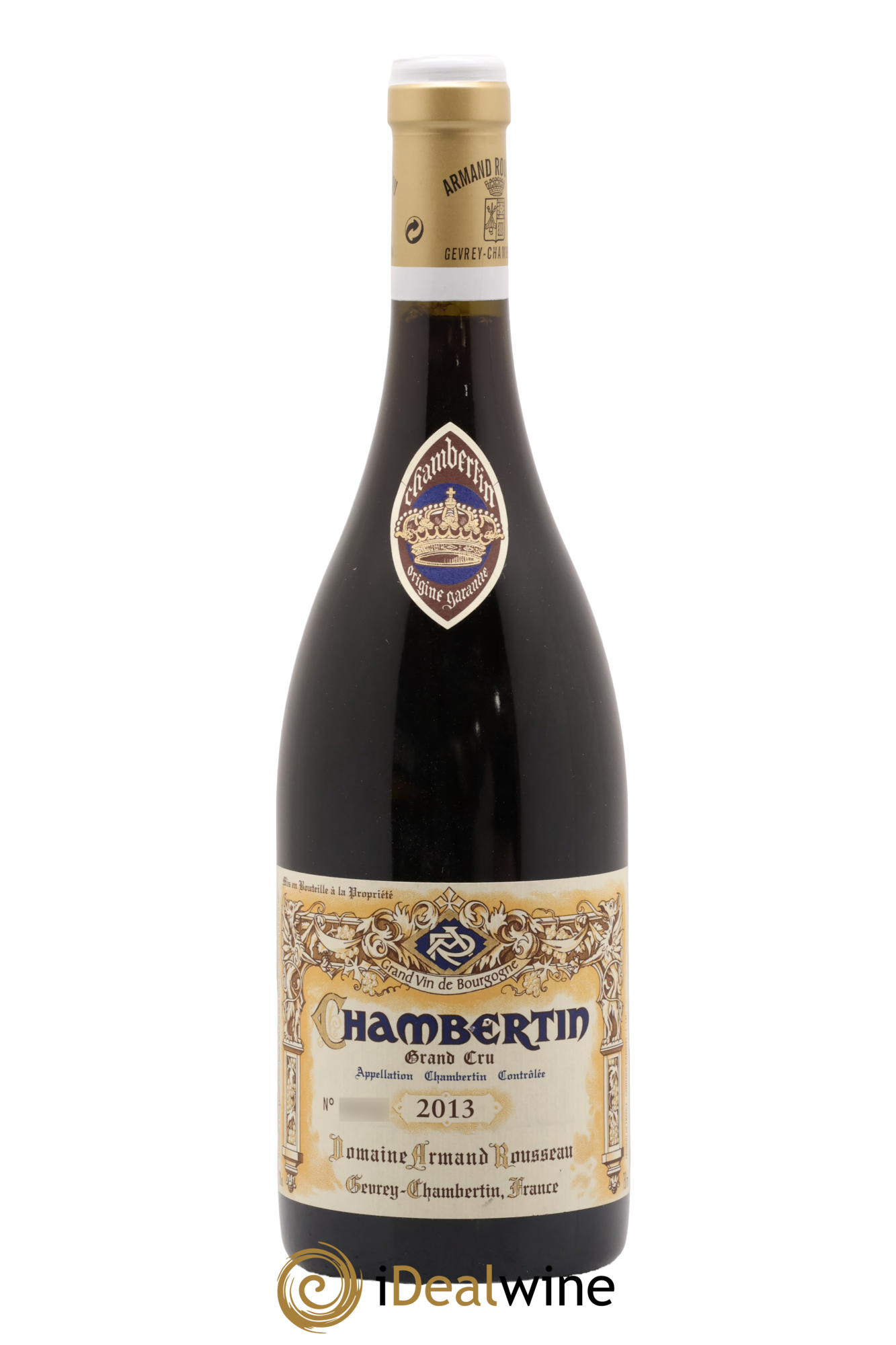 Chambertin Grand Cru Armand Rousseau (Domaine) 2013 - Lot de 1 bouteille - 0