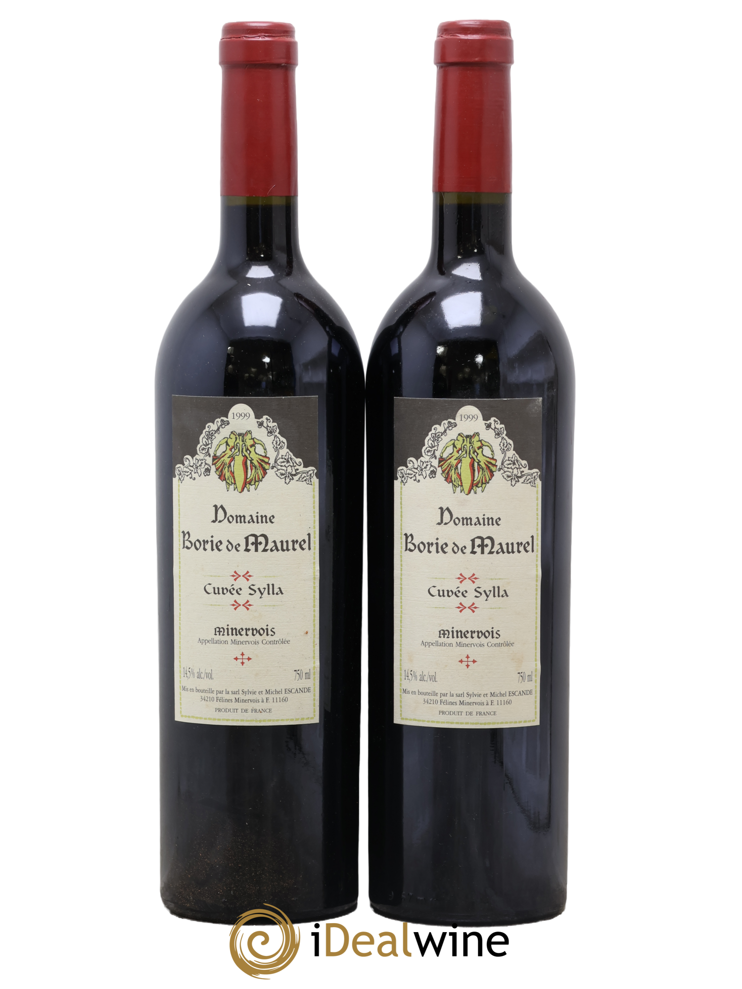 Minervois Cuvée Sylla Borie de Maurel (Domaine) 1999 - Lot de 2 bouteilles - 0