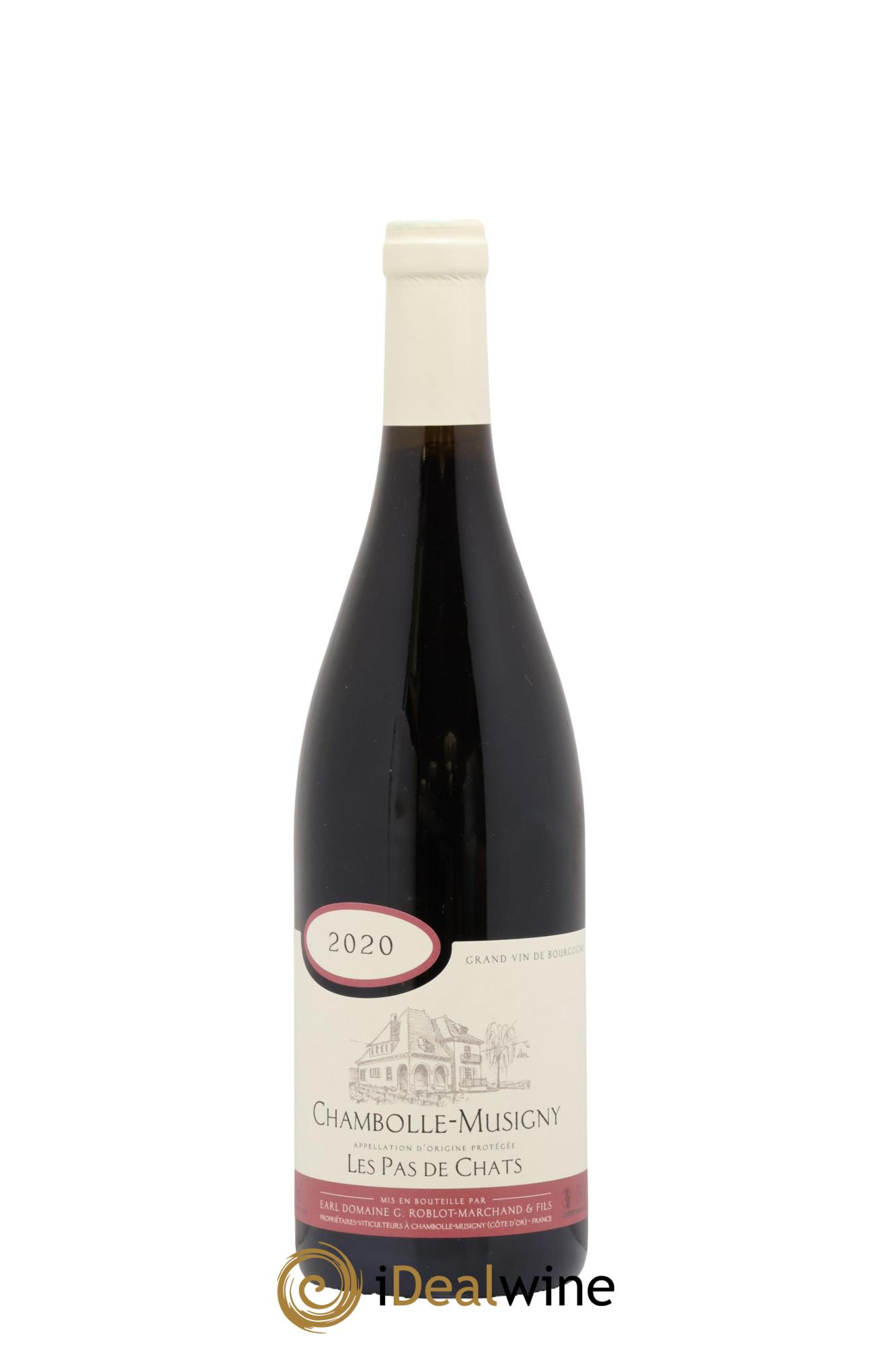 Chambolle-Musigny Les Pas de Chats G.Roblot-Marchand & Fils 2020 - Lot of 1 bottle - 0