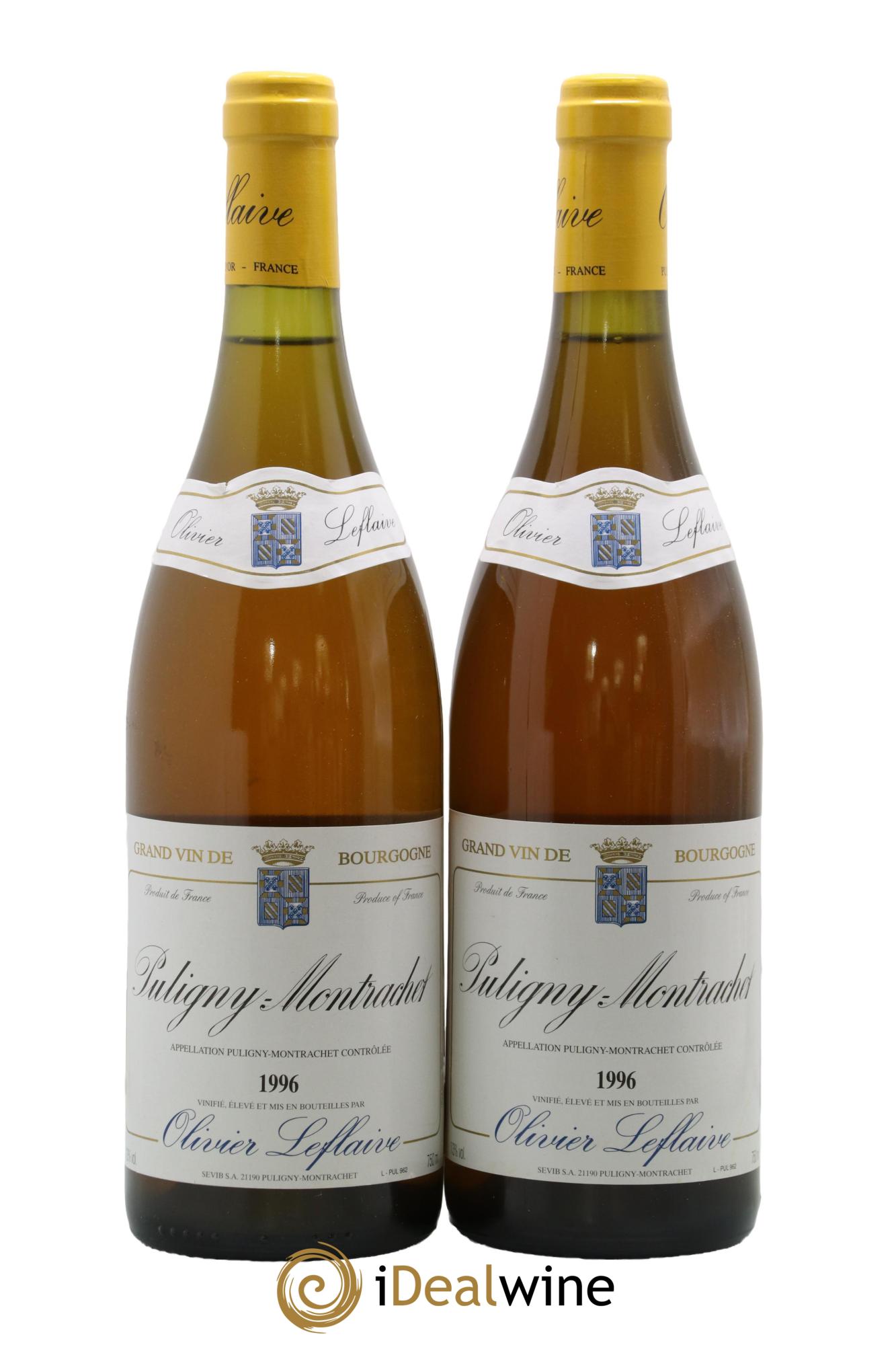 Puligny-Montrachet Olivier Leflaive 1996 - Lotto di 2 bottiglie - 0
