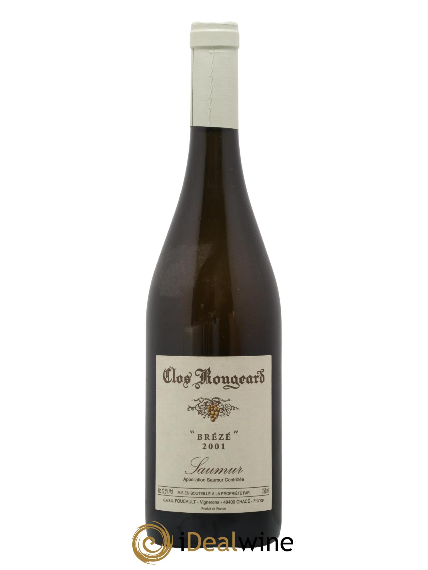 Saumur Brézé Clos Rougeard 2001 - Posten von 1 Flasche - 0