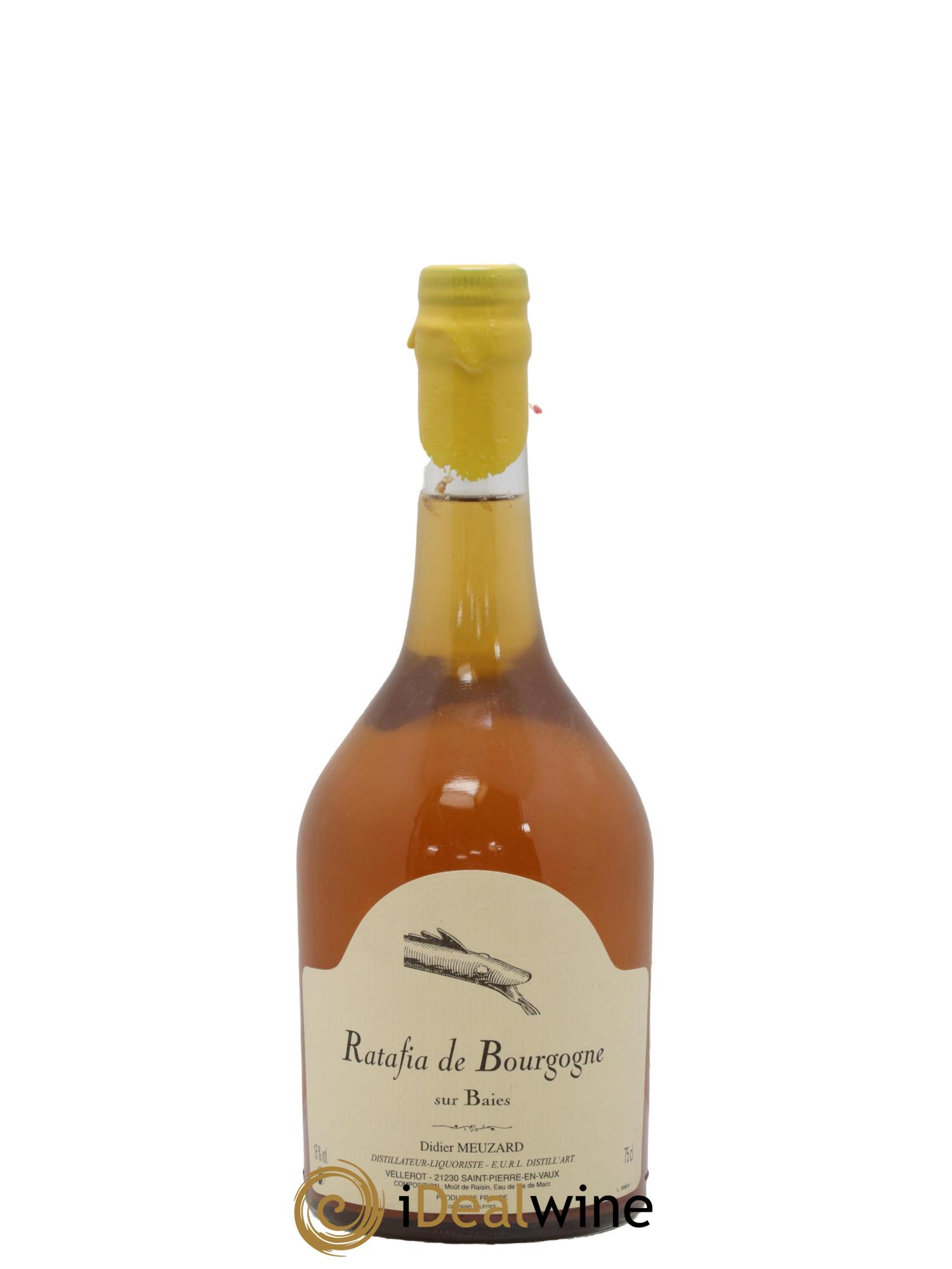 Alcool Ratafia de Bourgogne sur Baies Didier Meuzard - Lot de 1 bouteille - 0
