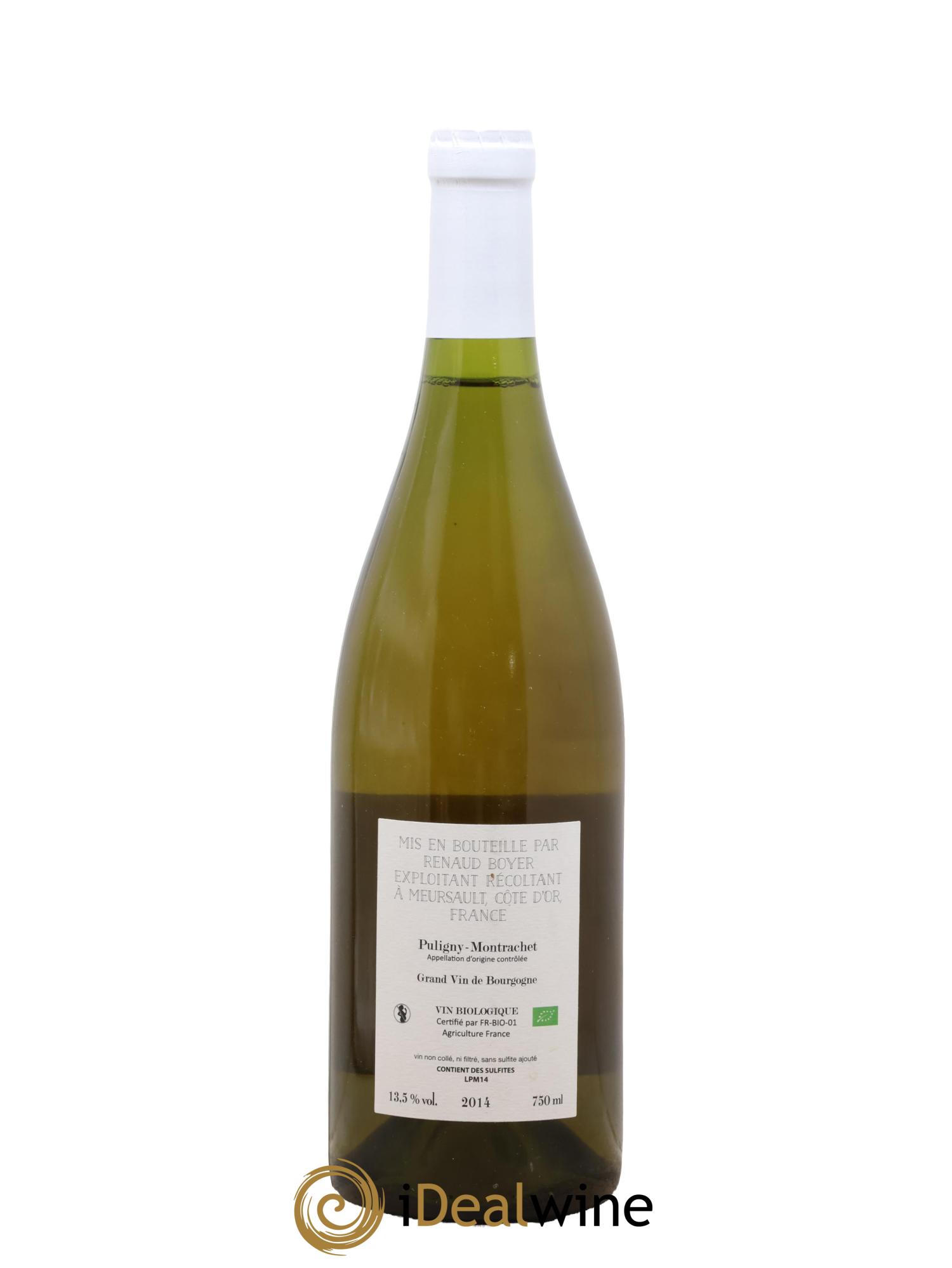 Puligny-Montrachet Les Reuchaux Renaud Boyer 2014 - Lot of 1 bottle - 1