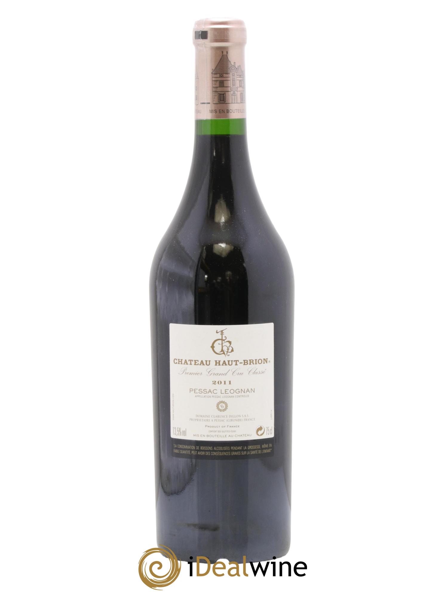 Château Haut Brion 1er Grand Cru Classé 2011 - Lot de 1 bouteille - 1