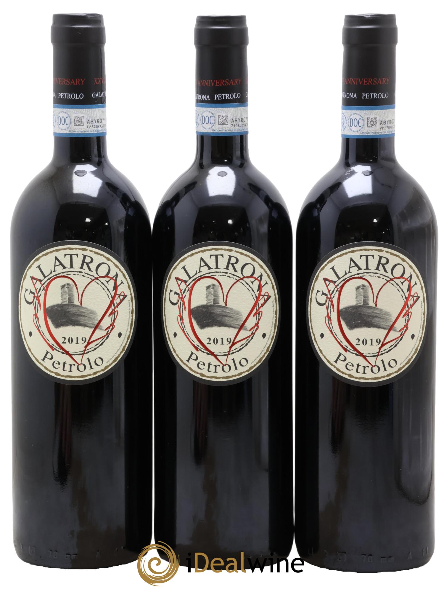 Toscana IGT Valdarno di Soprea Galtrona Petrolo 2019 - Lot de 3 bouteilles - 0
