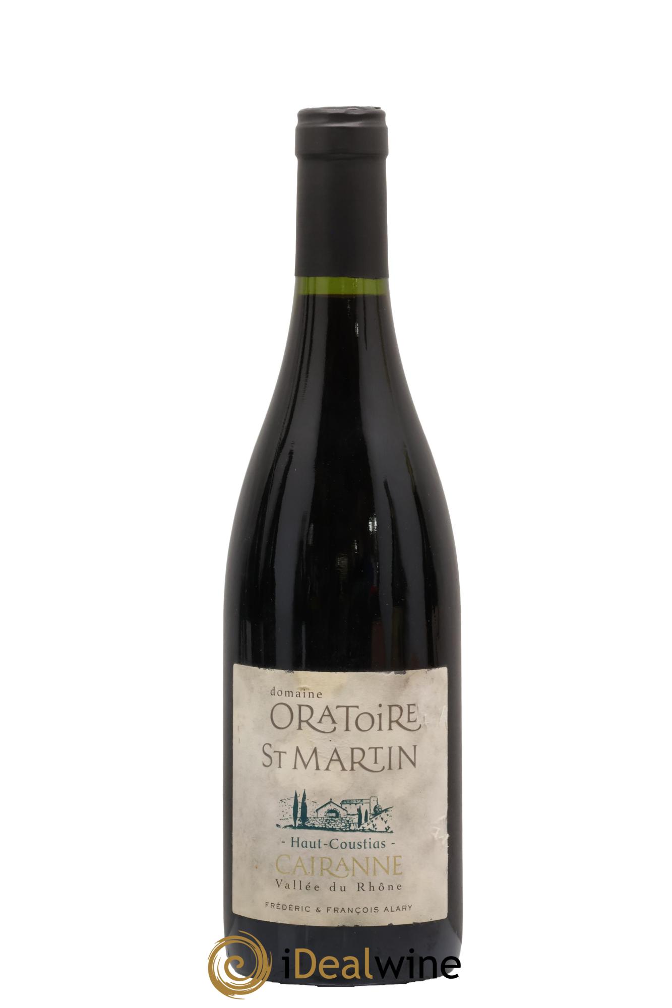 Cairanne Haut-Coustias Oratoire Saint-Martin - Frédéric et François Alary 2016 - Lot de 1 bouteille - 0