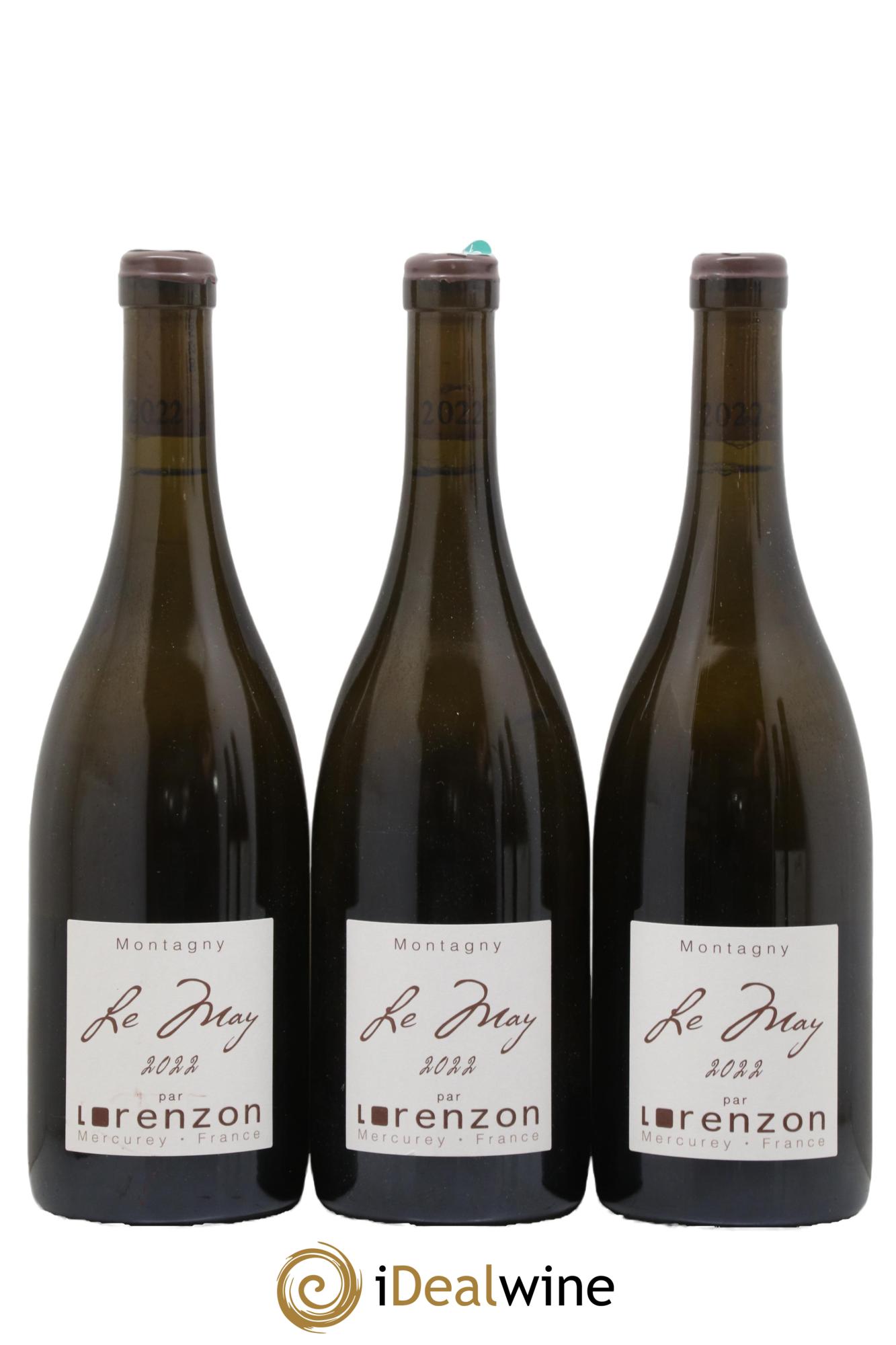 Montagny Le May Lorenzon 2022 - Lot de 3 bouteilles - 0