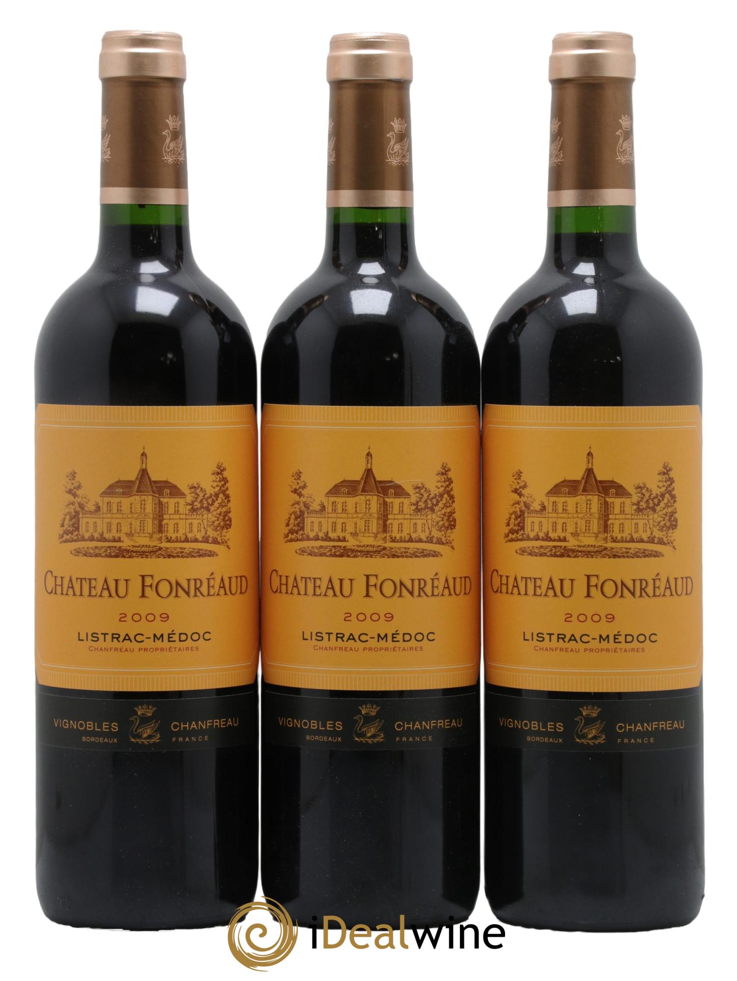 Château Fonréaud Cru Bourgeois 2009 - Lot de 3 bouteilles - 0
