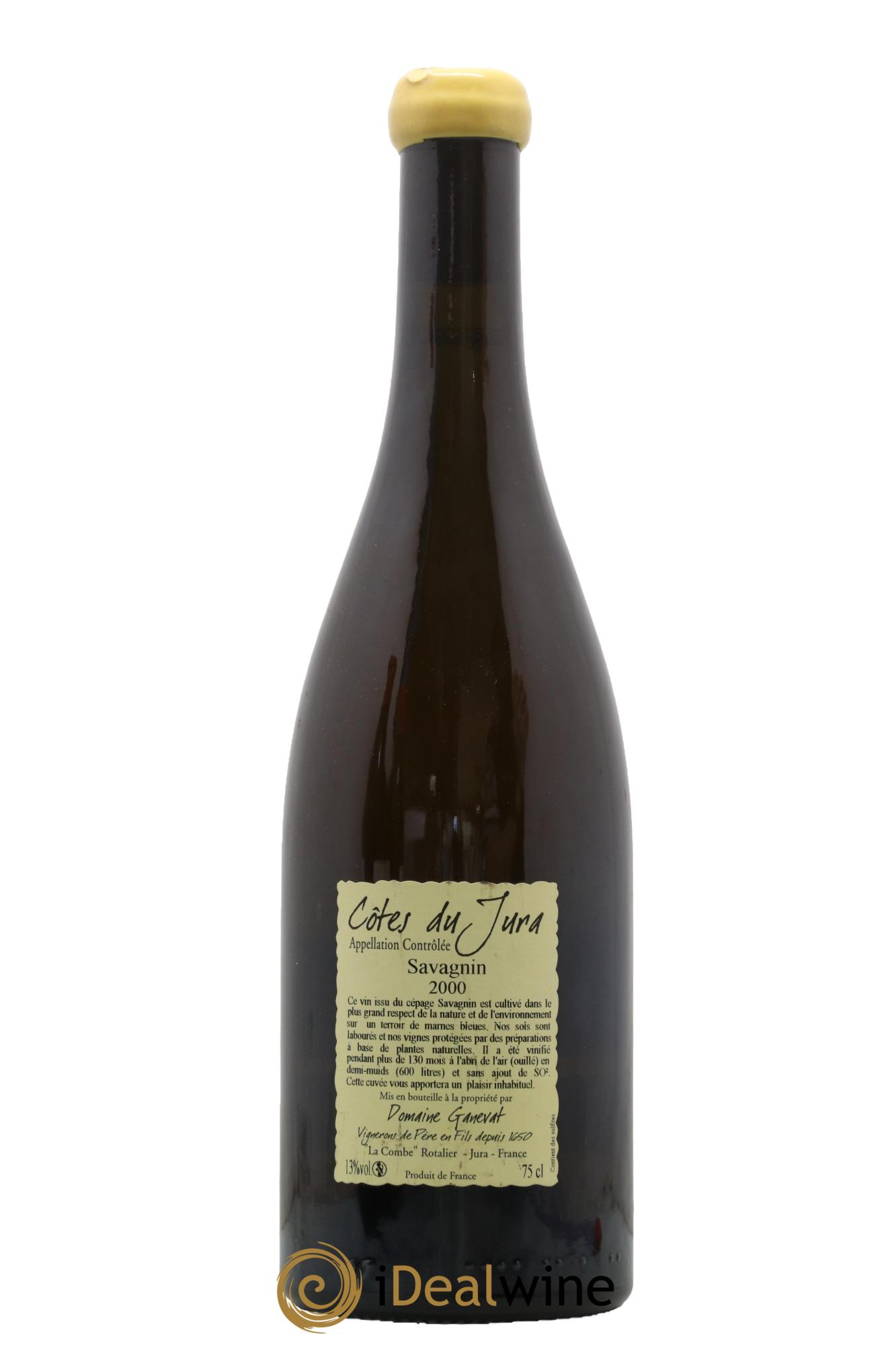 Côtes du Jura Les Vignes de mon Père Jean-François Ganevat (Domaine) 2000 - Lot de 1 bouteille - 1