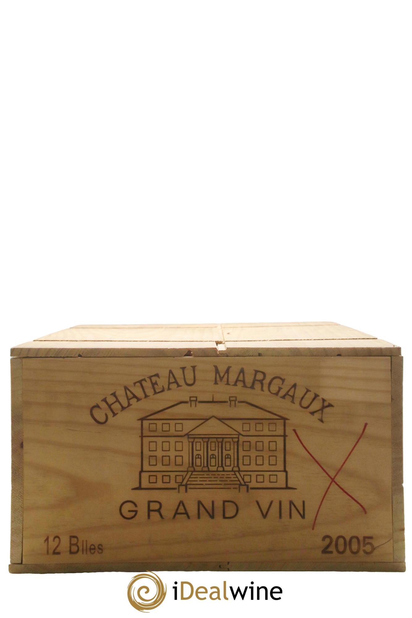 Château Margaux 1er Grand Cru Classé 2005 - Lot de 12 bouteilles - 10