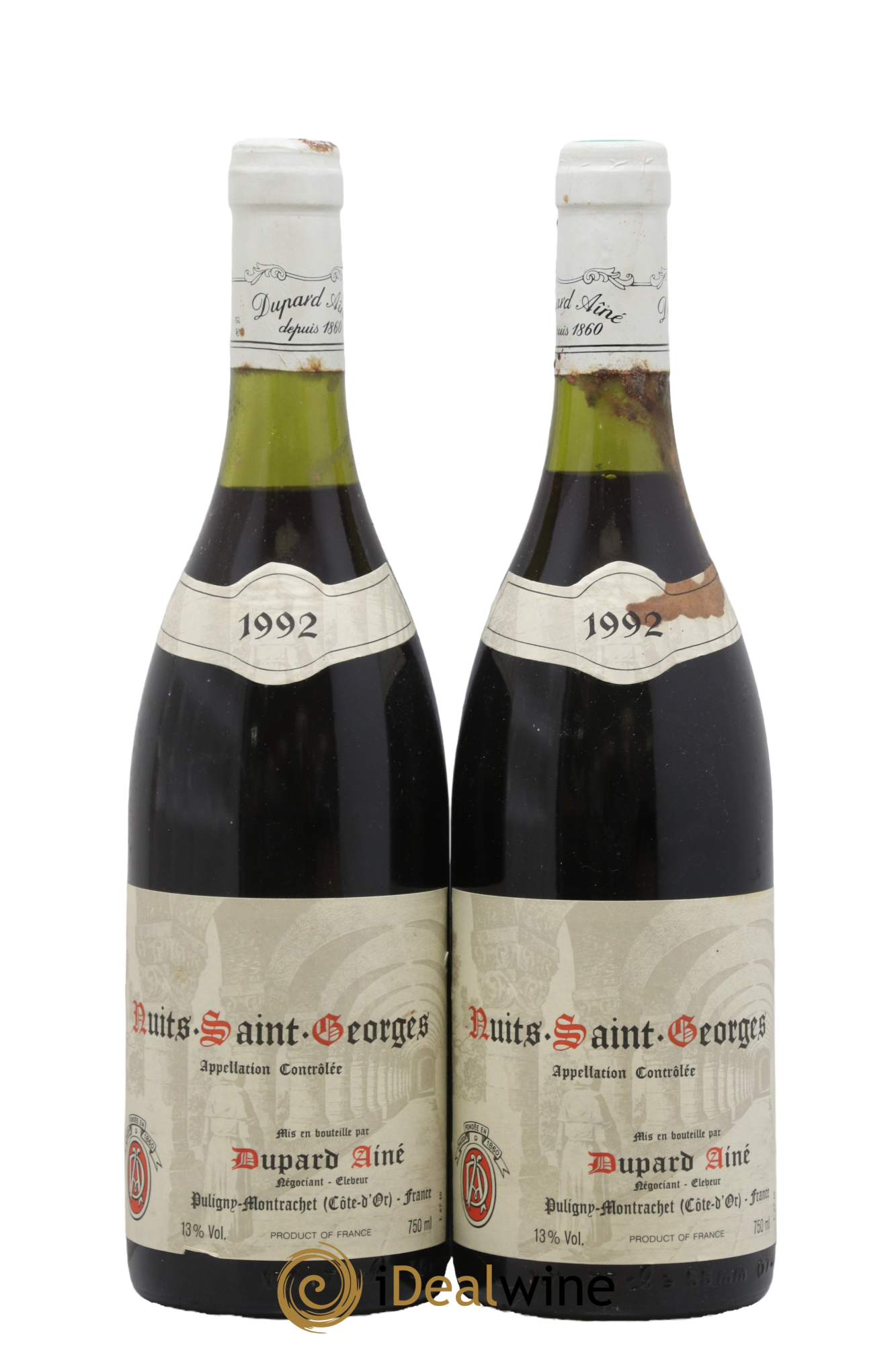 Nuits-Saint-Georges Dupard Ainé 1992 - Lot de 2 bouteilles - 0