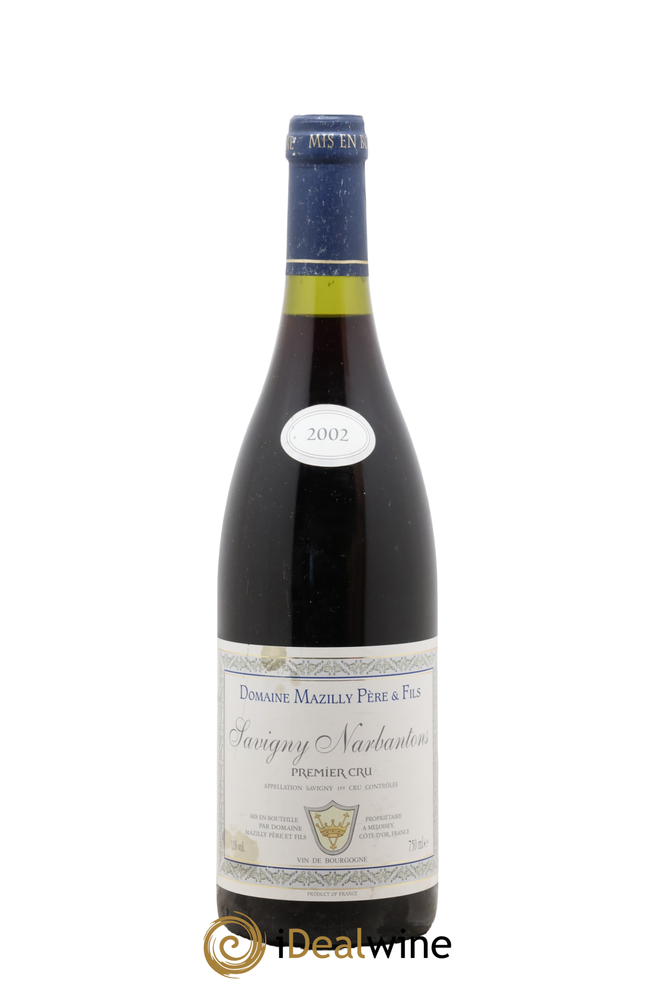 Savigny-lès-Beaune 1er Cru Narbantons Domaine Mazilly Père & fils 2002 - Lot de 1 bouteille - 0