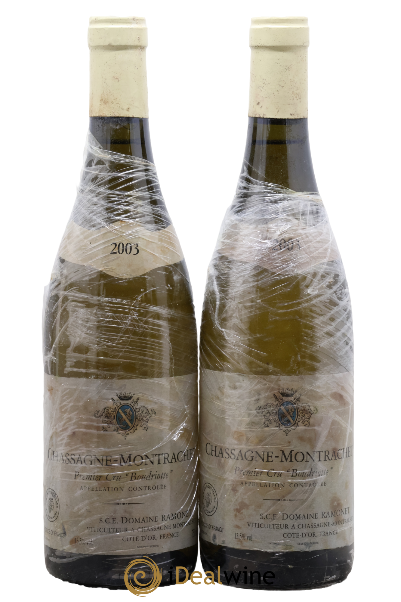 Chassagne-Montrachet 1er Cru Boudriotte Ramonet (Domaine) 2003 - Lot de 2 bouteilles - 0