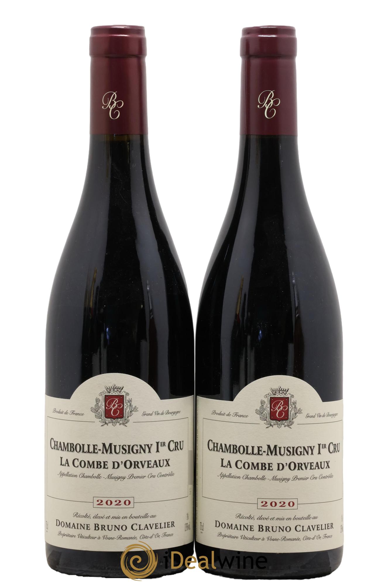 Chambolle-Musigny 1er Cru La Combe d'Orveaux Bruno Clavelier 2020 - Lot de 2 bouteilles - 0