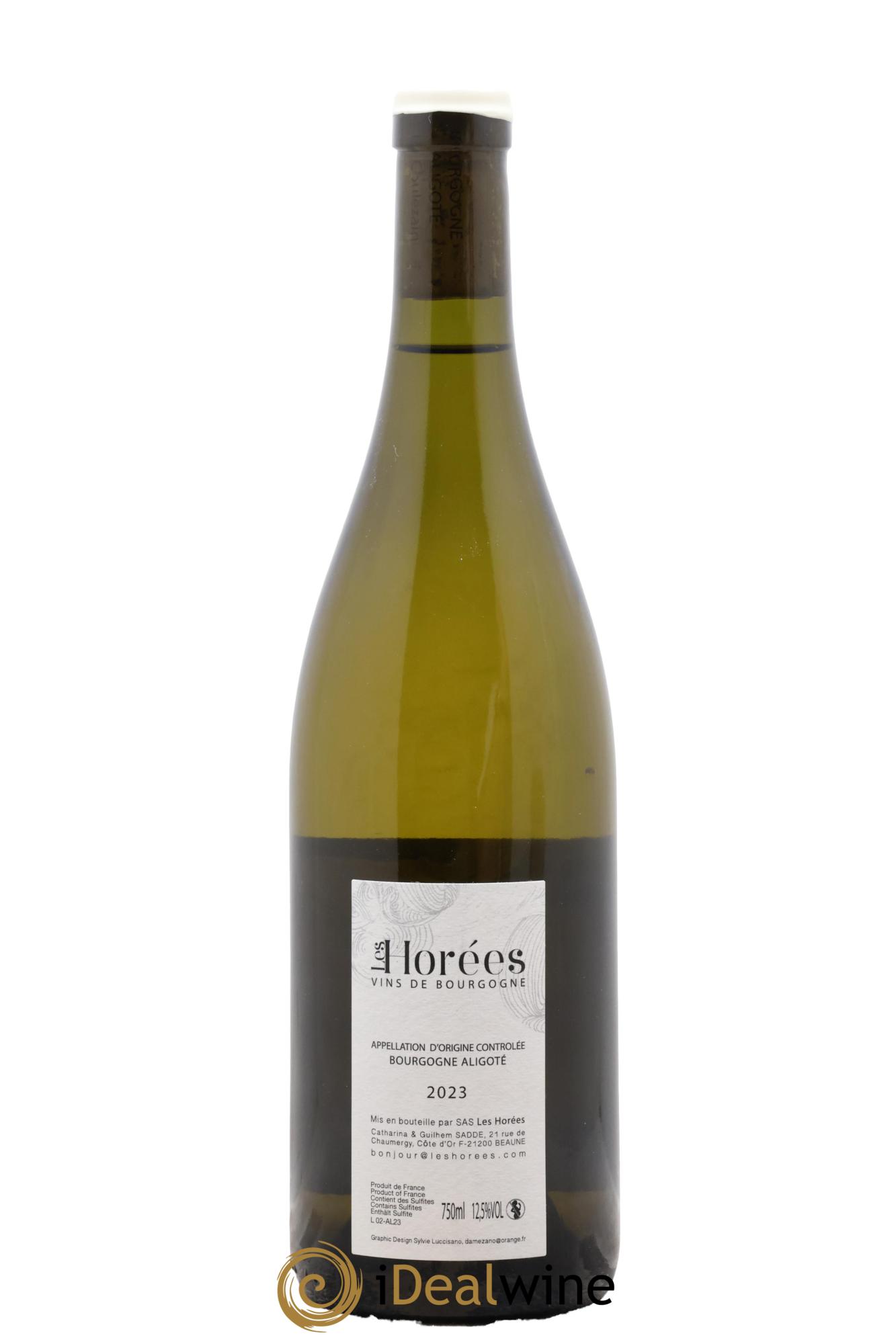 Bourgogne Aligoté En Coulezain Les Horées 2023 - Lot of 1 bottle - 1