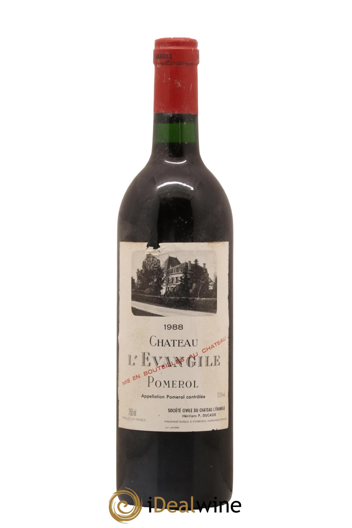 Château l' Évangile 1988 - Lot de 1 bouteille - 0