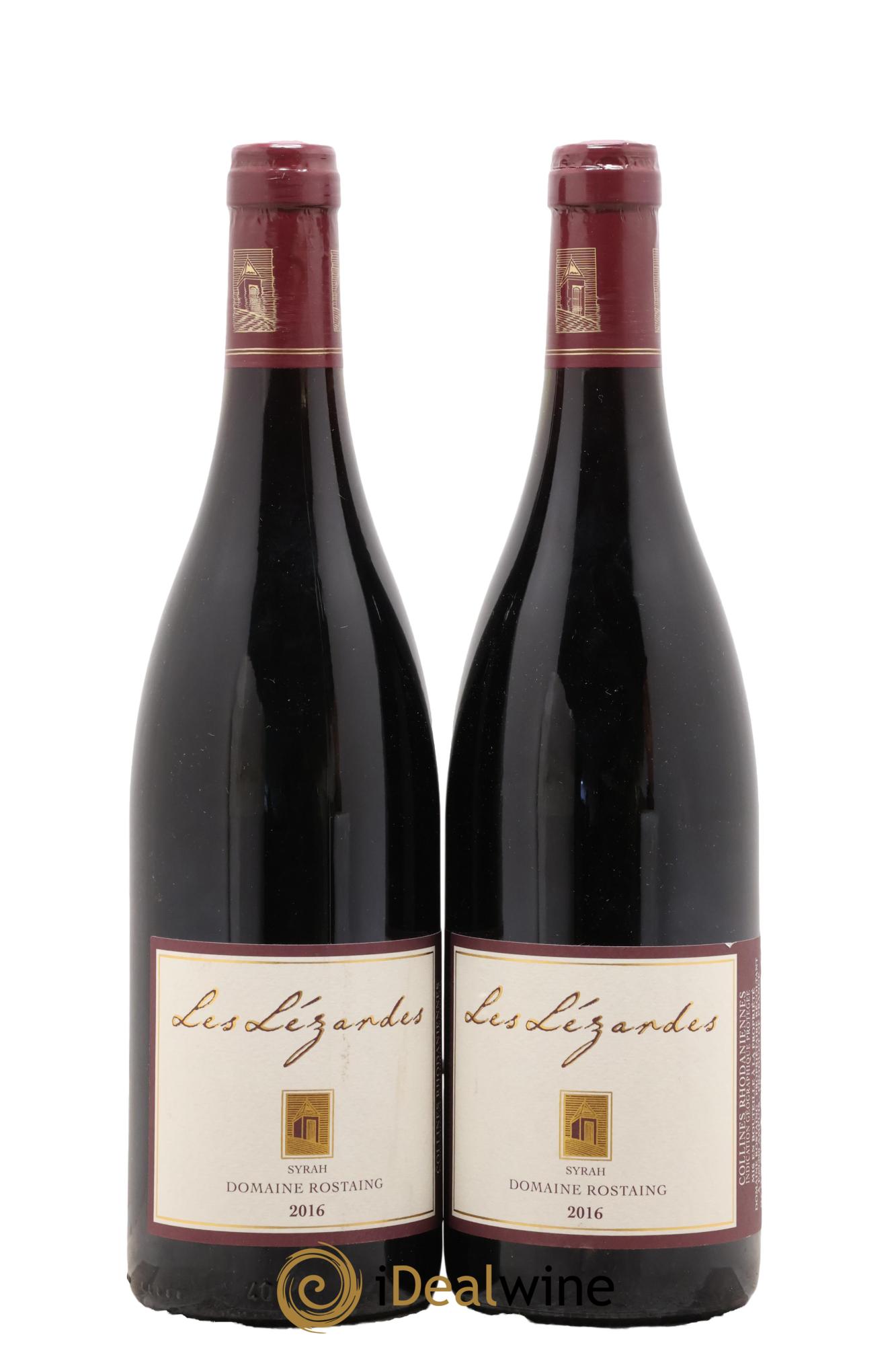 Collines Rhodaniennes Les Lézardes Syrah René Rostaing 2016 - Lot of 2 bottles - 0