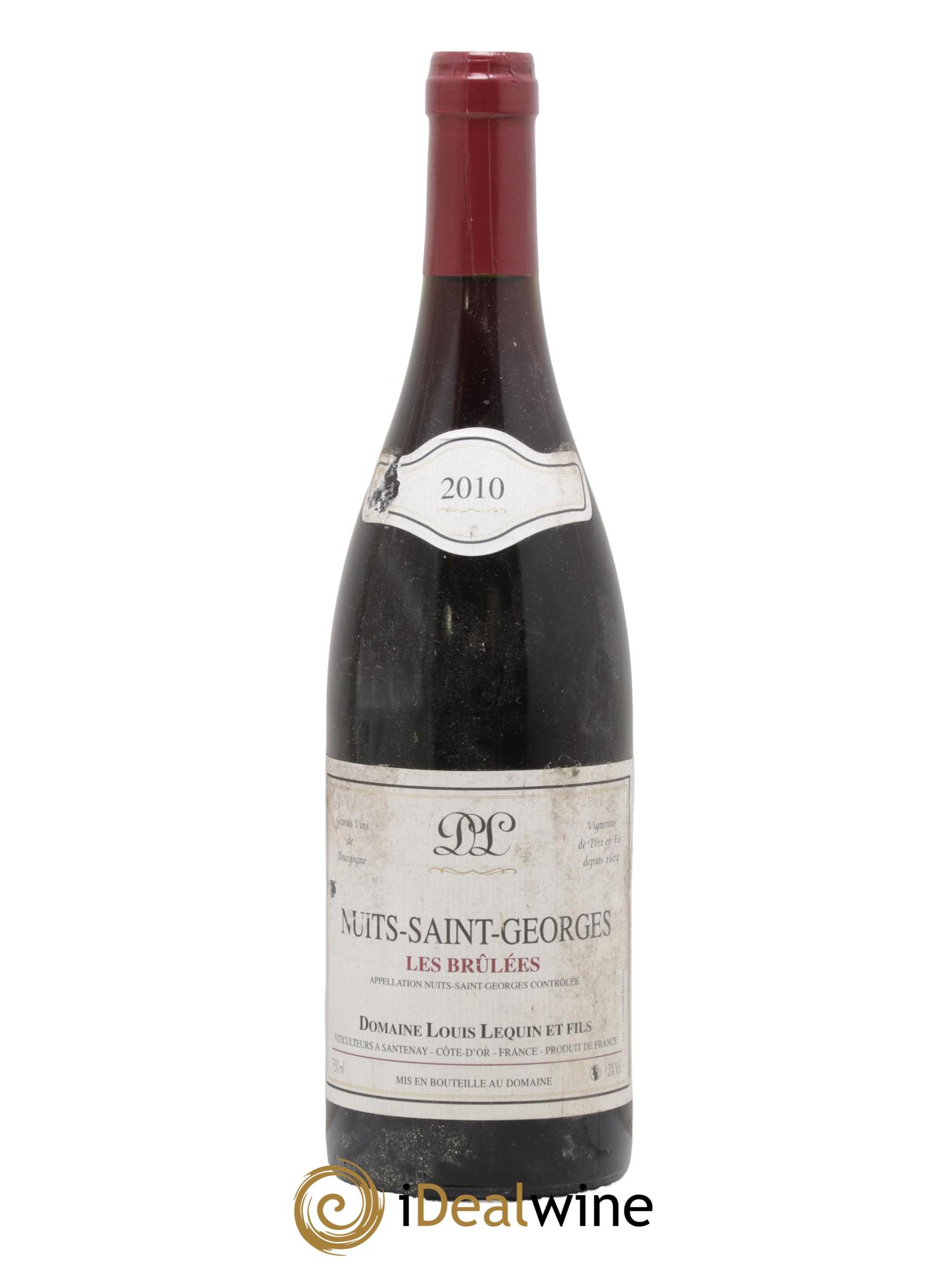 Nuits-Saint-Georges Les Brûlées Louis Lequin 2010 - Posten von 1 Flasche - 0