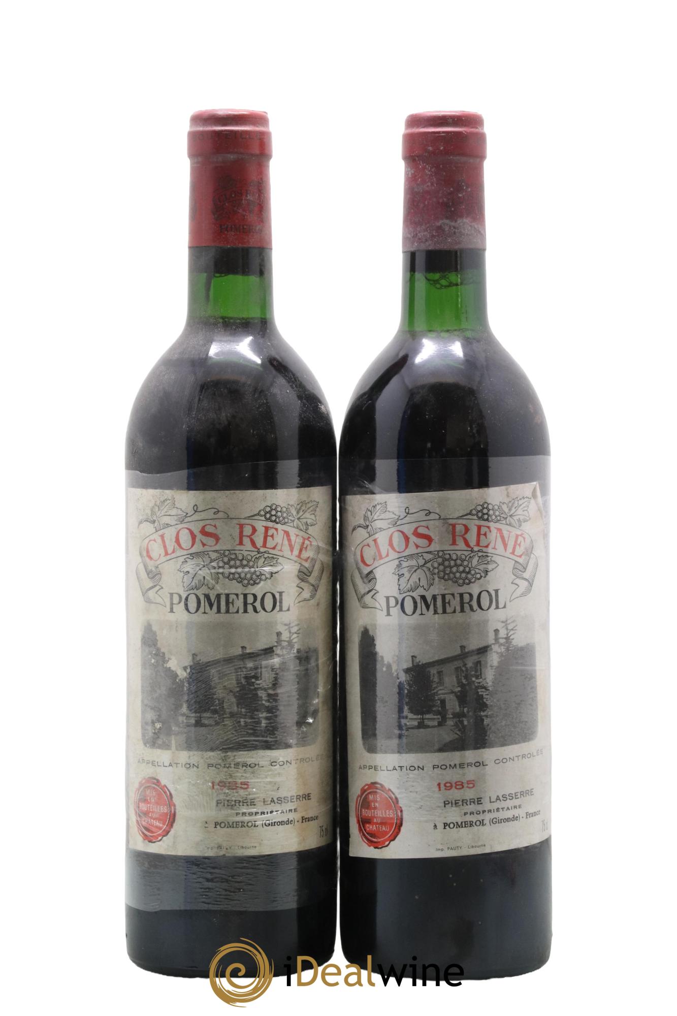 Clos René 1985 - Lotto di 2 bottiglie - 0