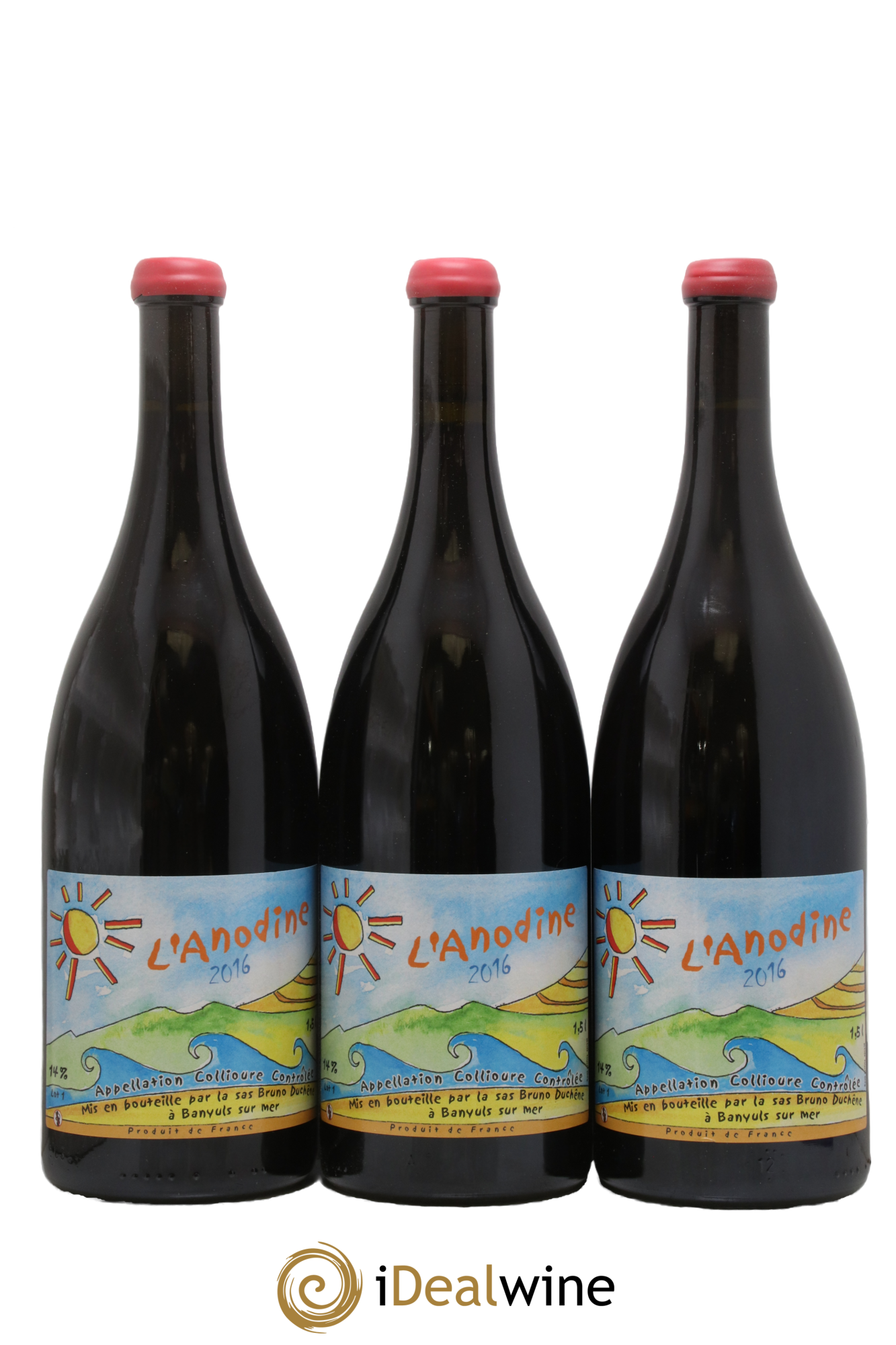 Collioure L'Anodine Bruno Duchêne 2016 - Lot de 3 magnums - 0