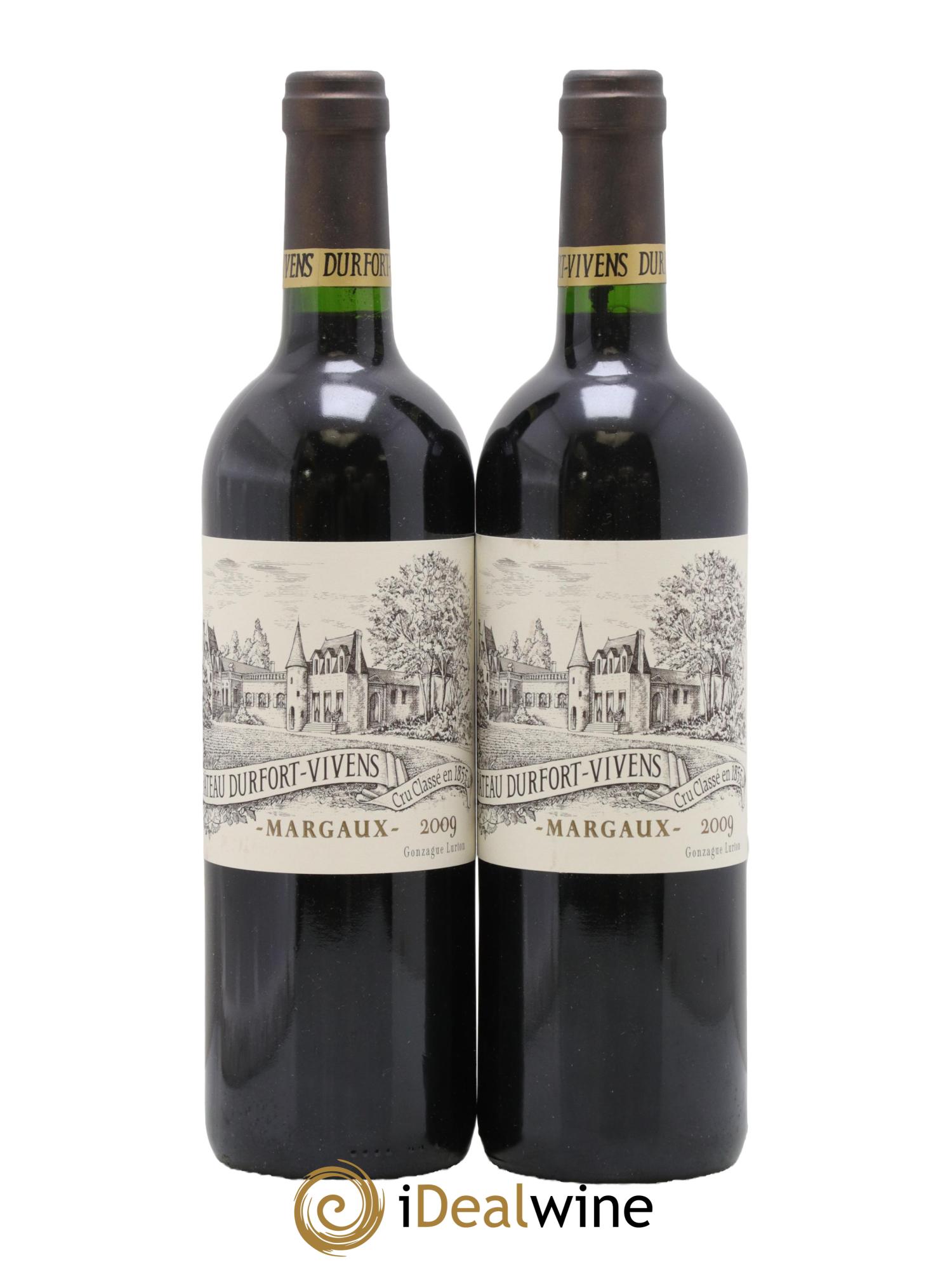 Château Durfort Vivens 2ème Grand Cru Classé 2009 - Lot of 2 bottles - 0