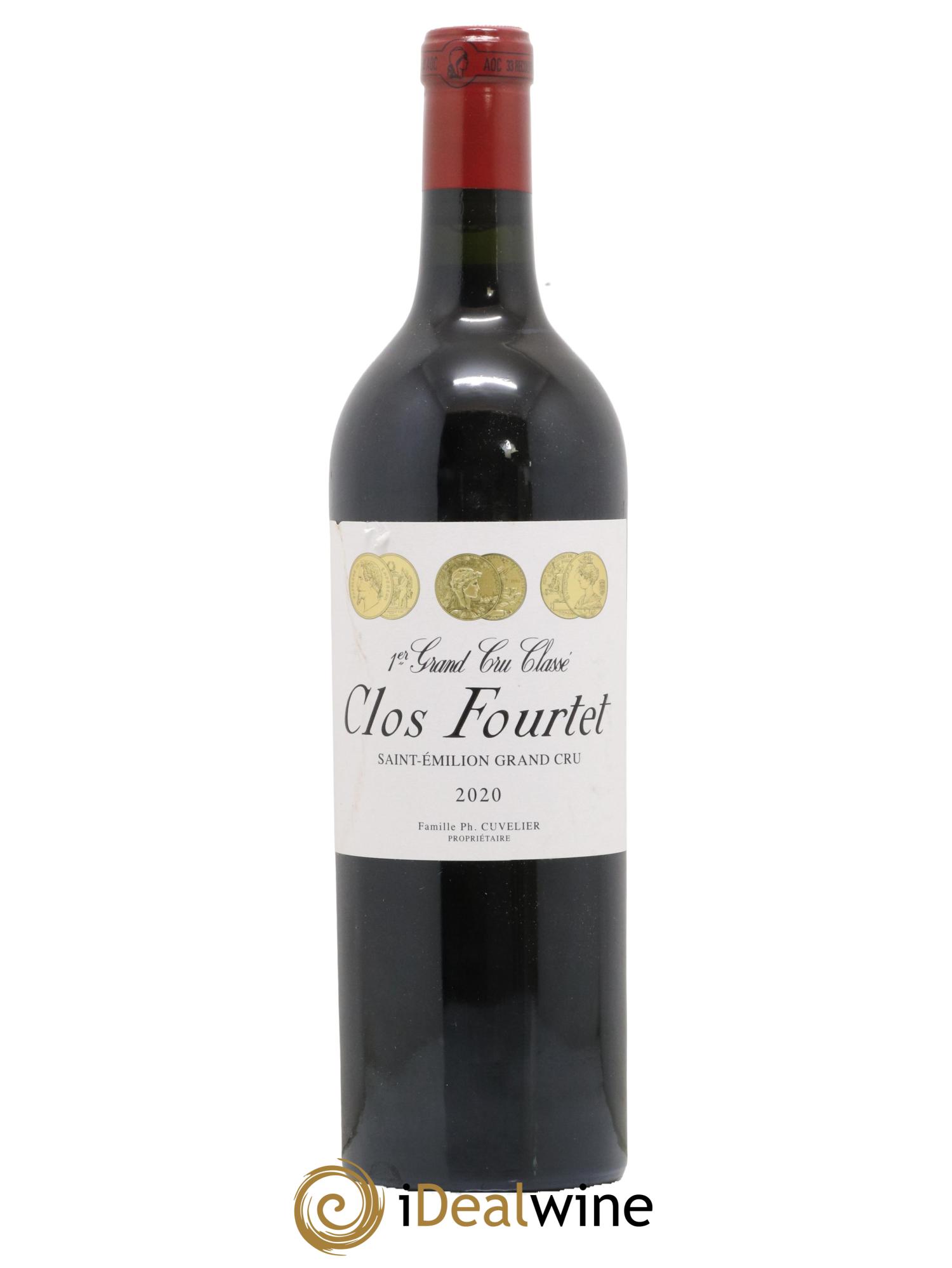 Clos Fourtet 1er Grand Cru Classé B 2020 - Lot of 1 bottle - 0