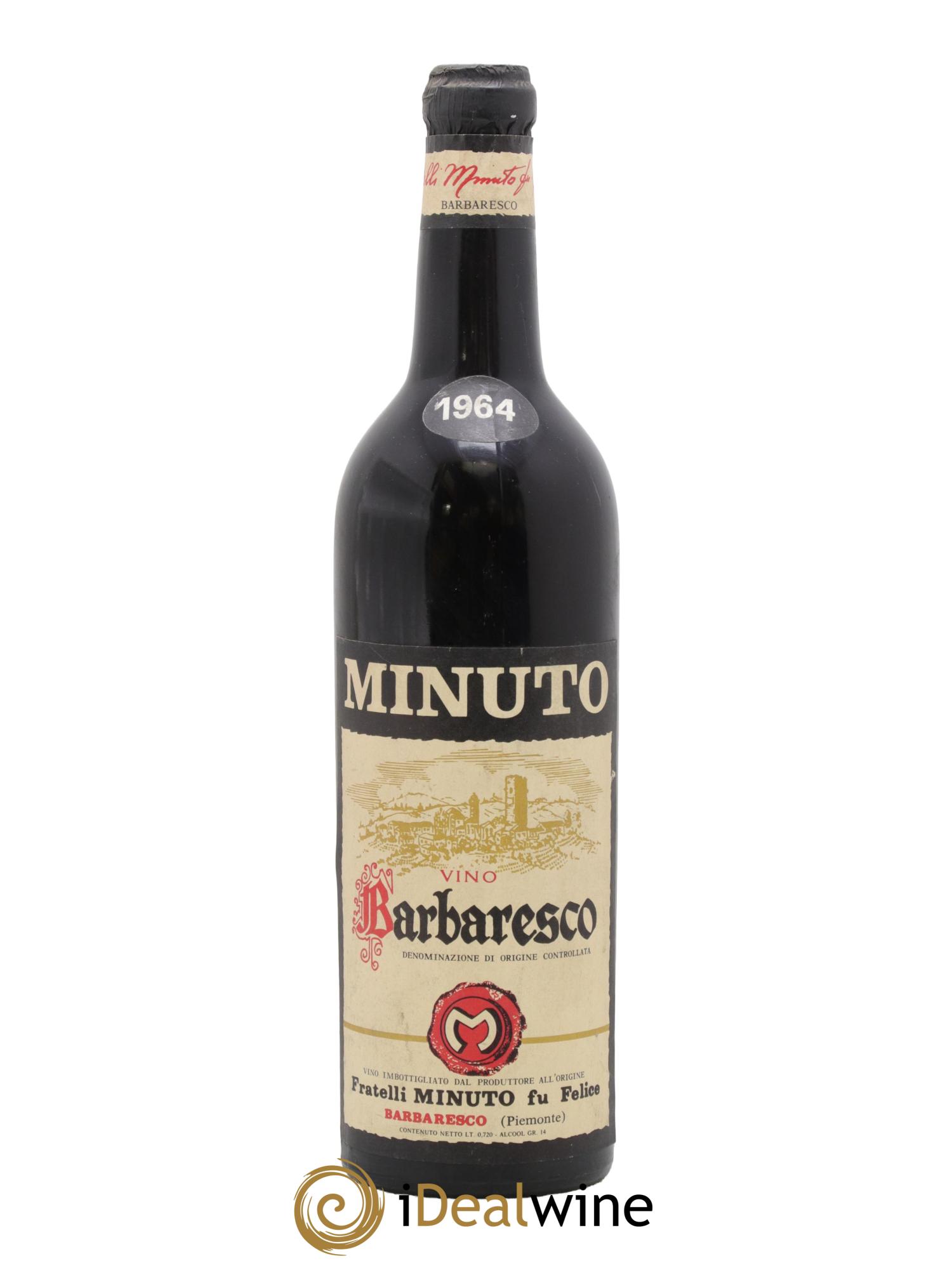 Barbaresco DOCG Minuto 1964 - Lot de 1 bouteille - 0