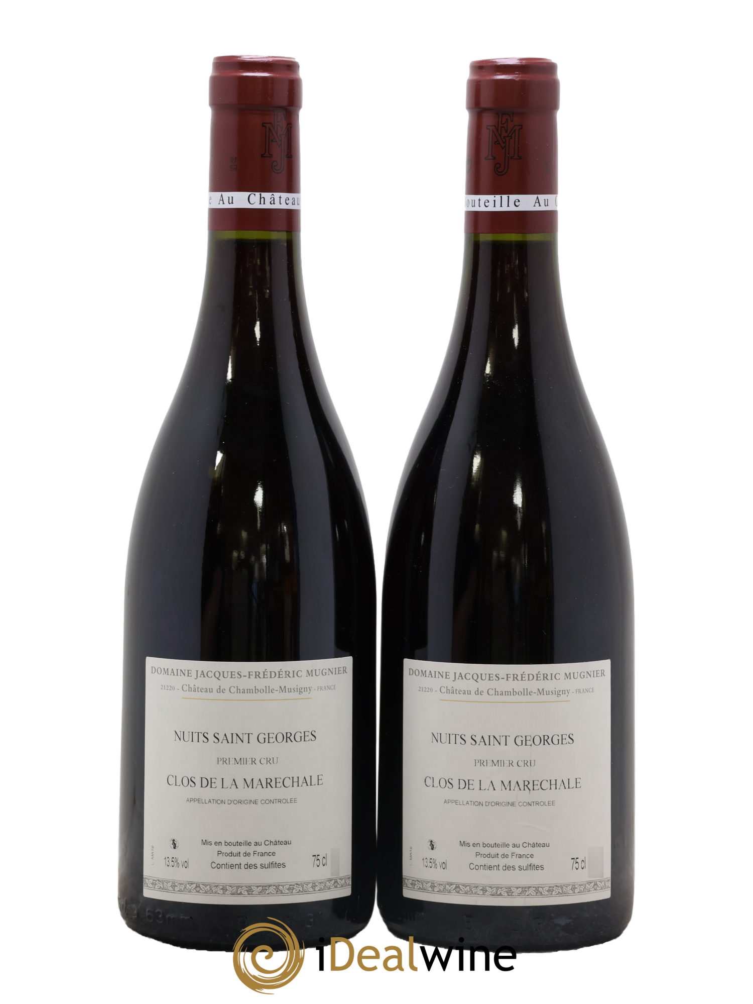 Nuits-Saint-Georges 1er Cru Clos de La Maréchale Jacques-Frédéric Mugnier 2019 - Lot de 2 bouteilles - 1