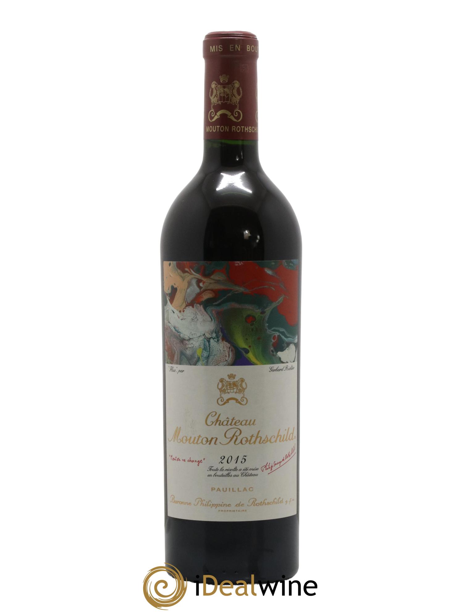 Château Mouton Rothschild 1er Grand Cru Classé 2015 - Lot de 1 bouteille - 0