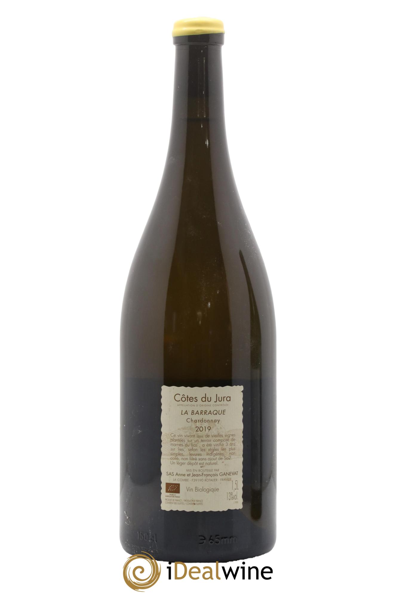 Côtes du Jura La Barraque Chardonnay Anne et Jean François Ganevat 2019 - Posten von 1 Magnum - 1