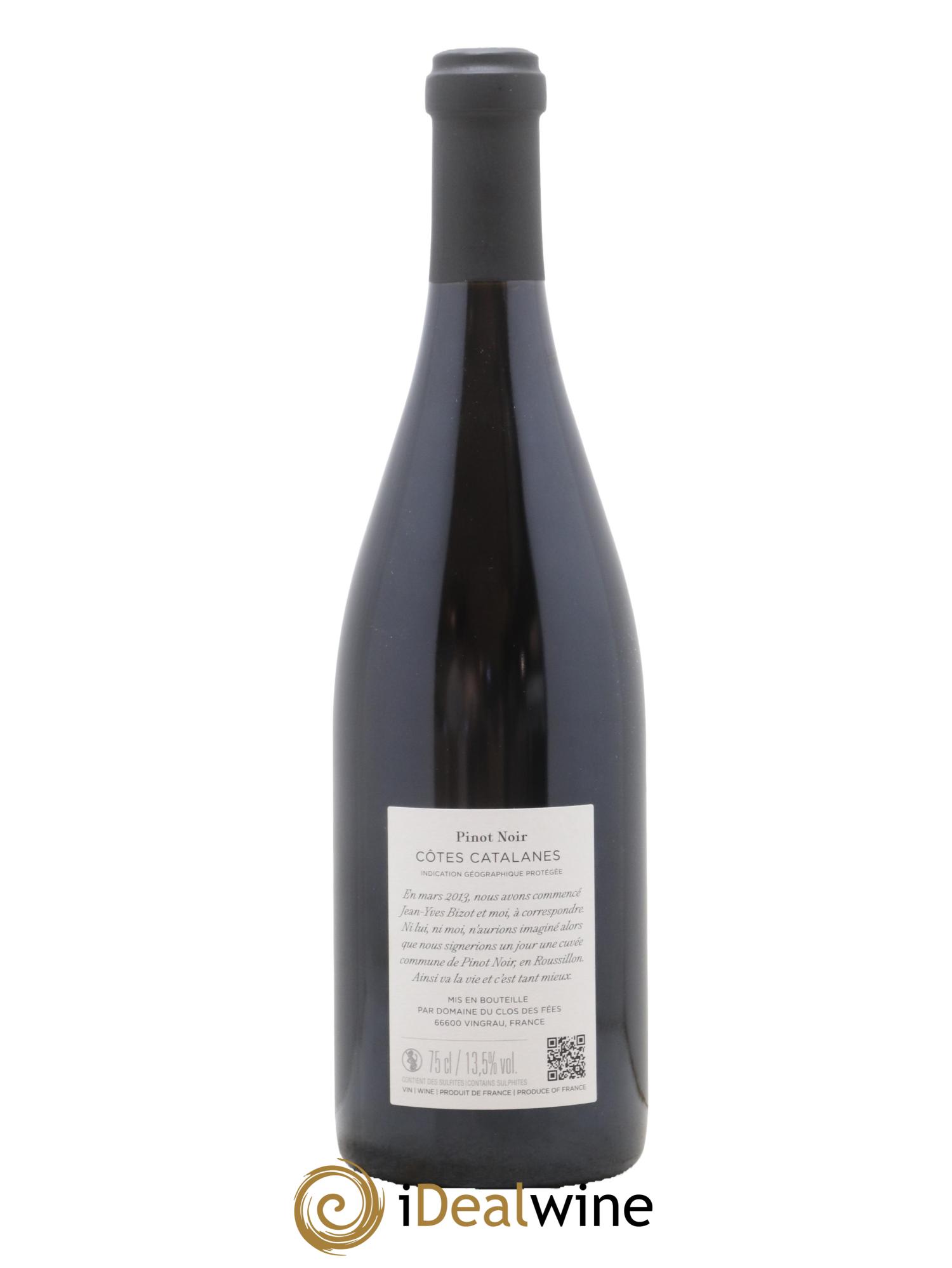 Côtes Catalanes Clos des Fées 100 Phrases pour éventails Hervé Bizeul 2022 - Lot de 1 bouteille - 1