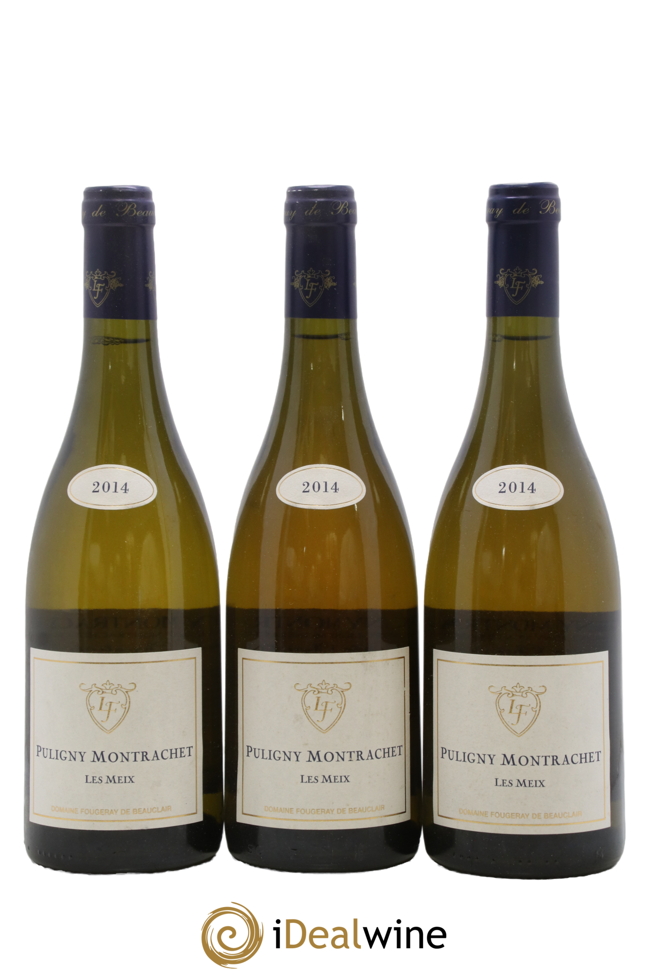 Puligny-Montrachet Les Meix Fougeray de Beauclair 2014 - Lotto di 3 bottiglie - 0