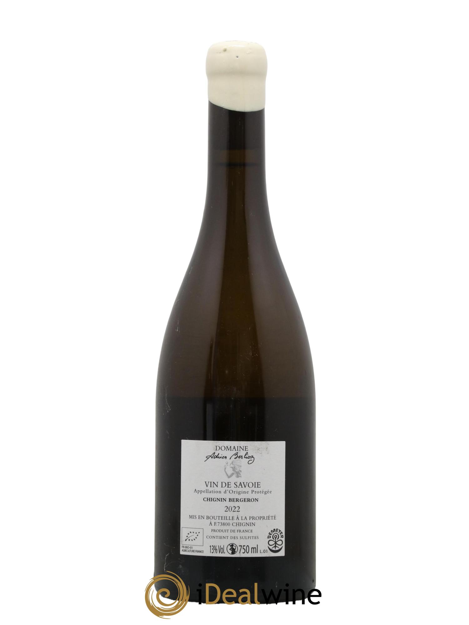 Vin de Savoie Chignin-Bergeron Cuvee Euphrasie Domaine Adrien Berlioz 2022 - Posten von 1 Flasche - 1