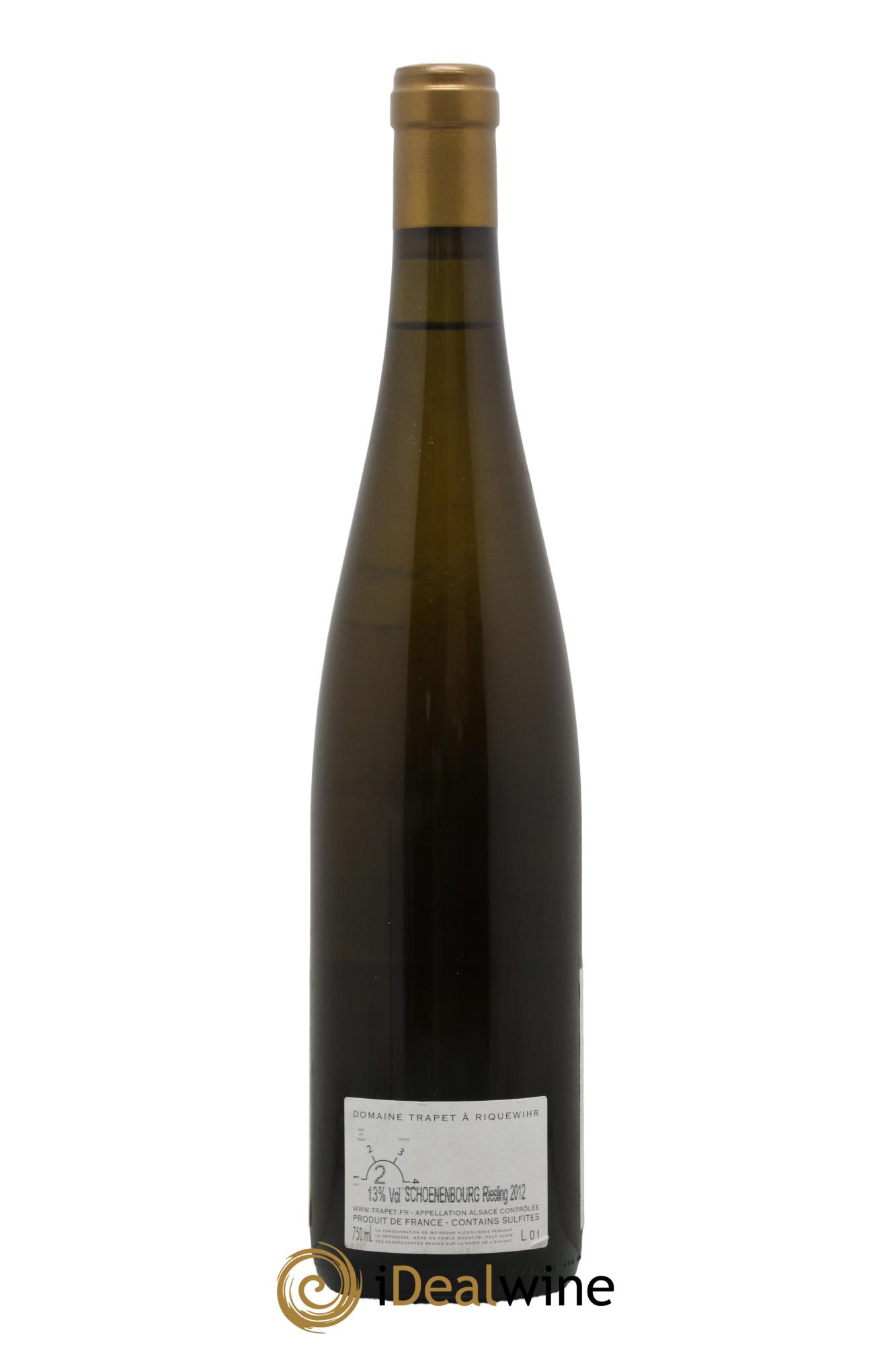 Alsace Riesling Grand Cru Schoenenbourg Domaine Trapet 2012 - Posten von 1 Flasche - 1