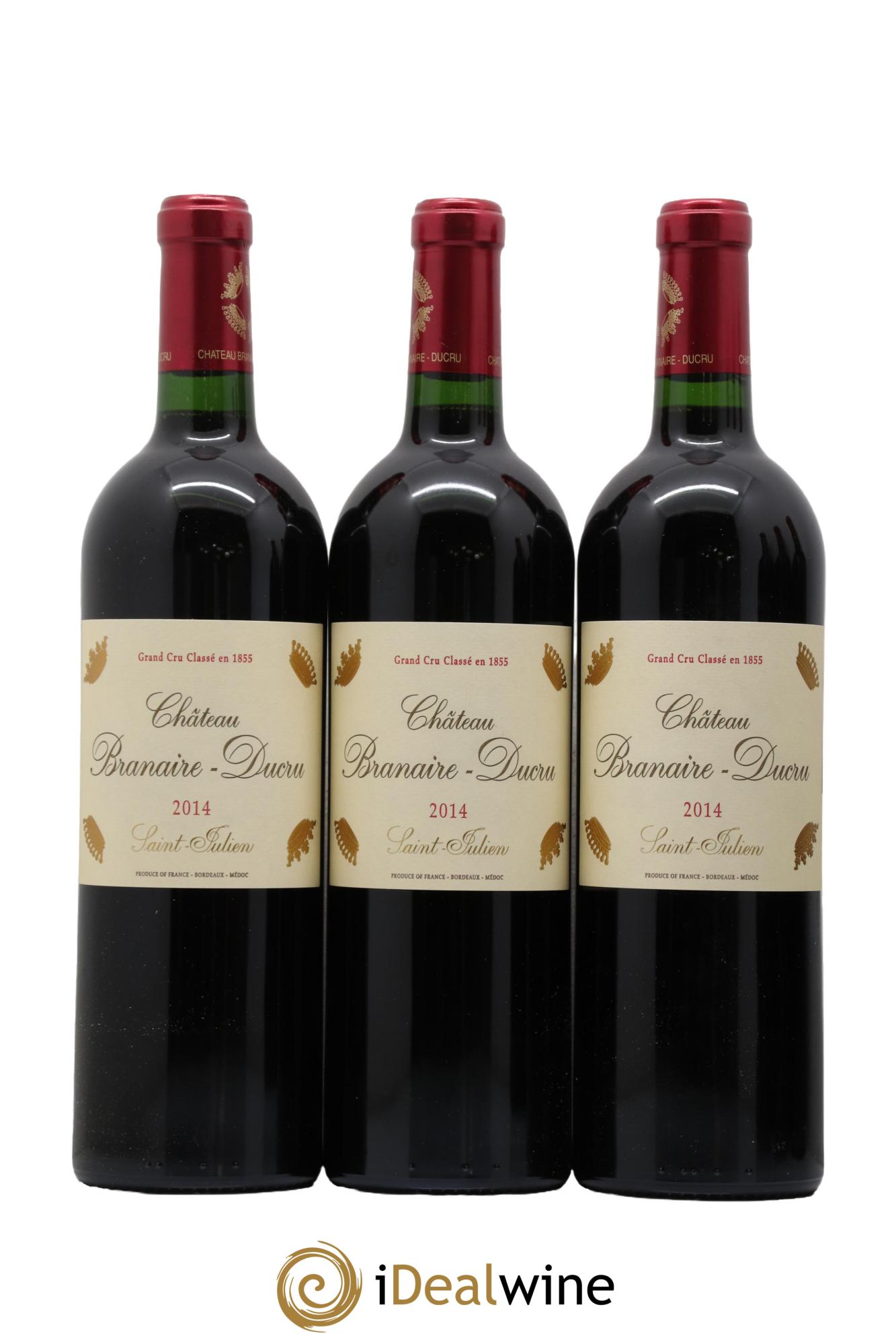 Château Branaire Ducru 4ème Grand Cru Classé 2014 - Posten von 6 Flaschen - 2