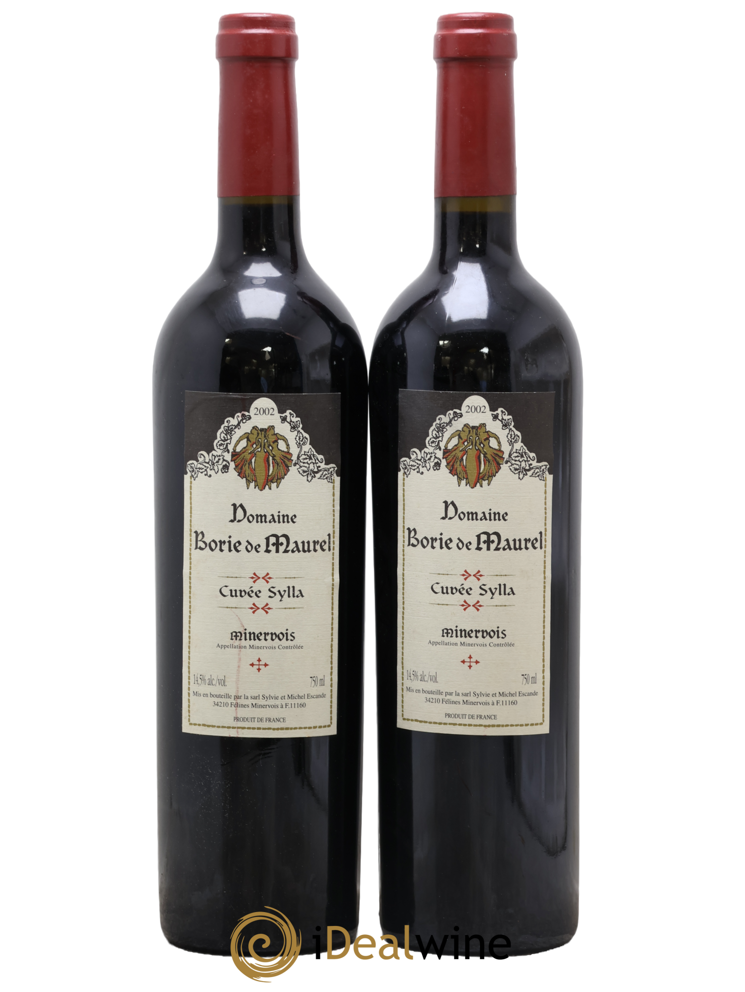 Minervois Cuvée Sylla Borie de Maurel (Domaine) 2002 - Lot de 2 bouteilles - 0