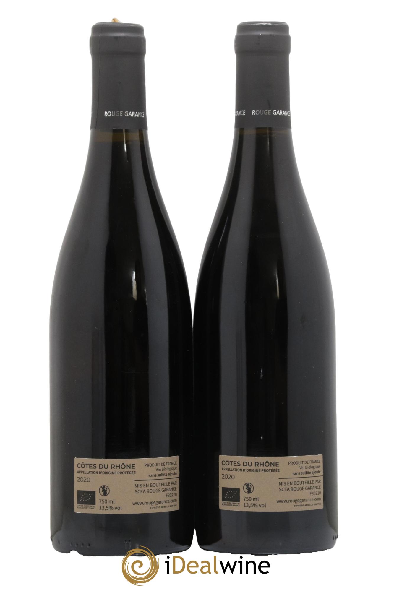 Côtes-du-Rhône Lee Miller Rouge Garance 2020 - Lot de 2 bouteilles - 1