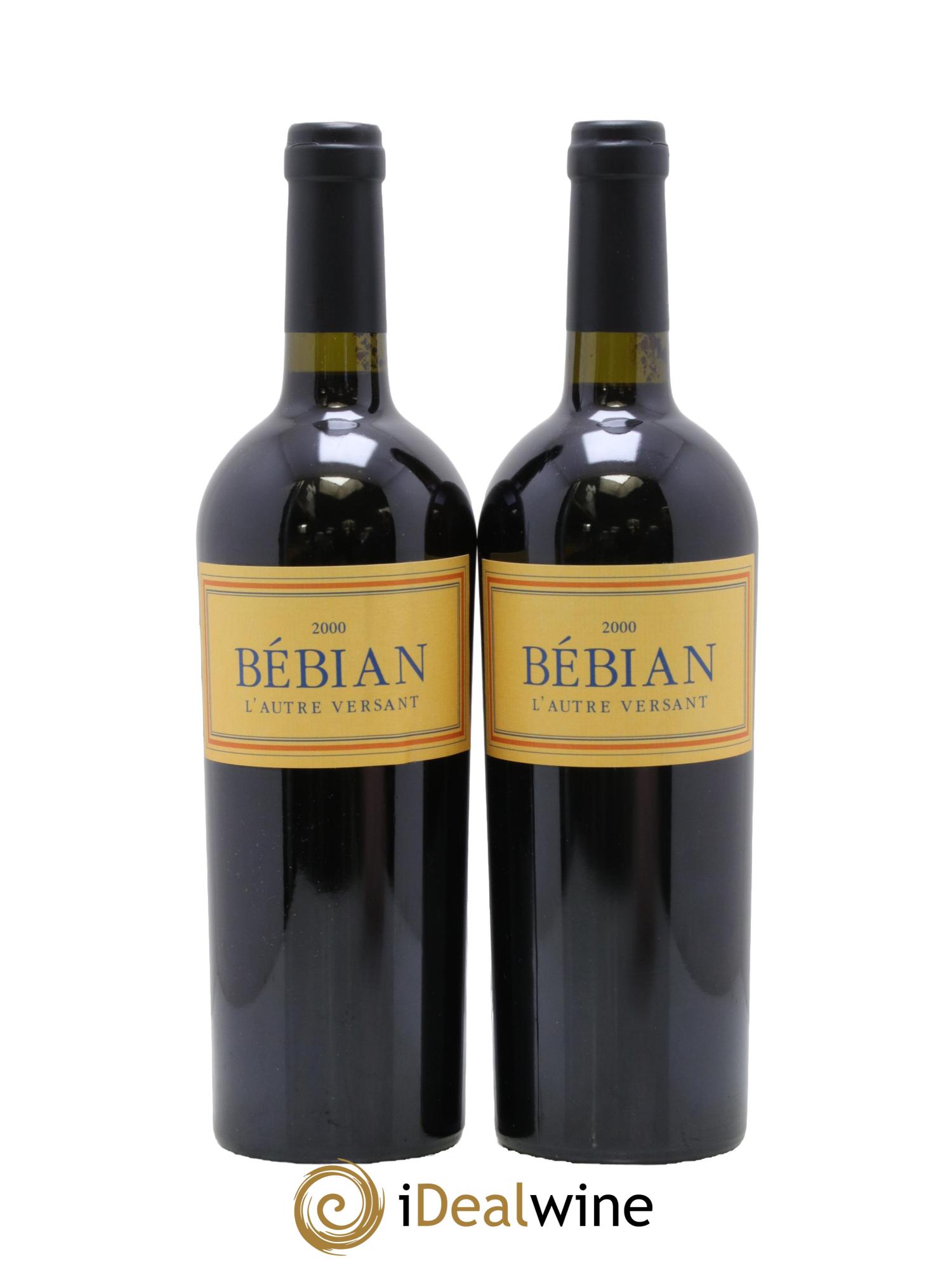 Languedoc L'Autre Versant Bébian Le Brun-Lecouty 2000 - Lot of 2 bottles - 0
