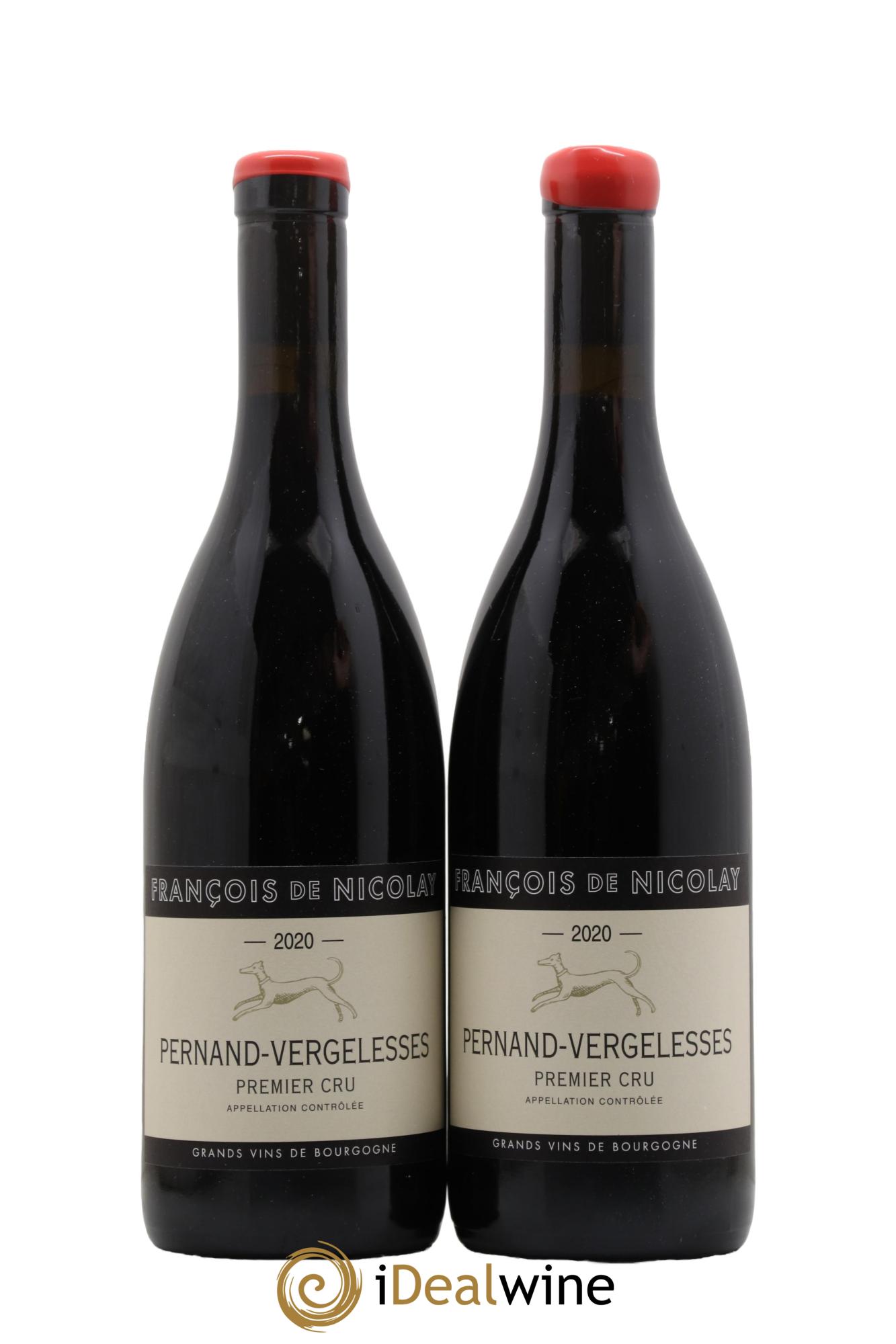 Pernand-Vergelesses 1er Cru Francois de Nicolay 2020 - Lot de 2 bouteilles - 0