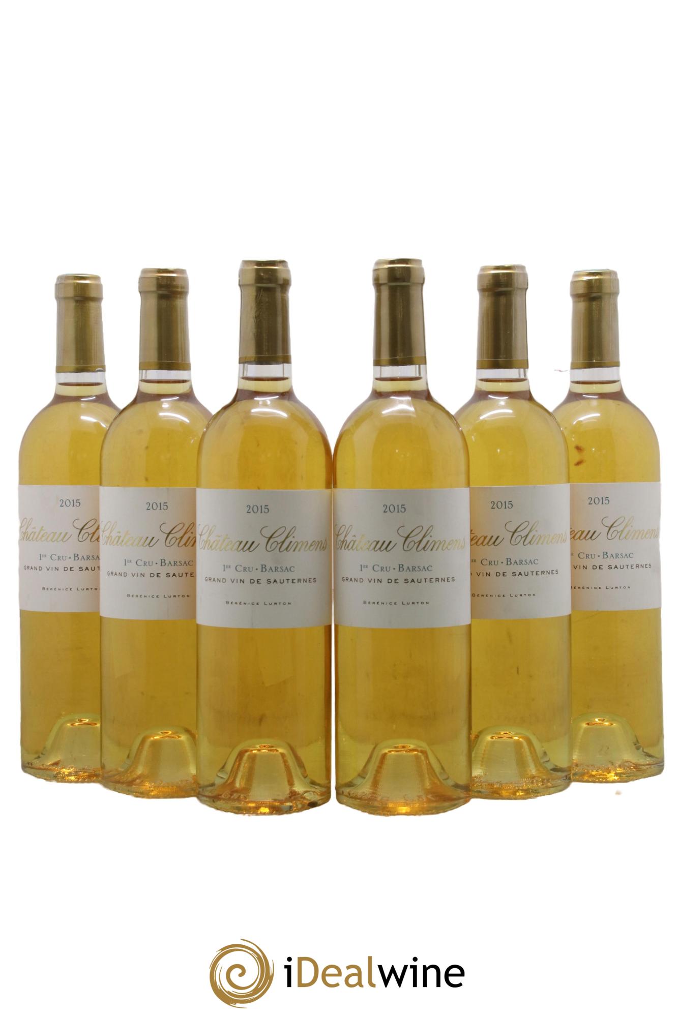 Château Climens 1er Grand Cru Classé 2015 - Lot of 6 bottles - 0