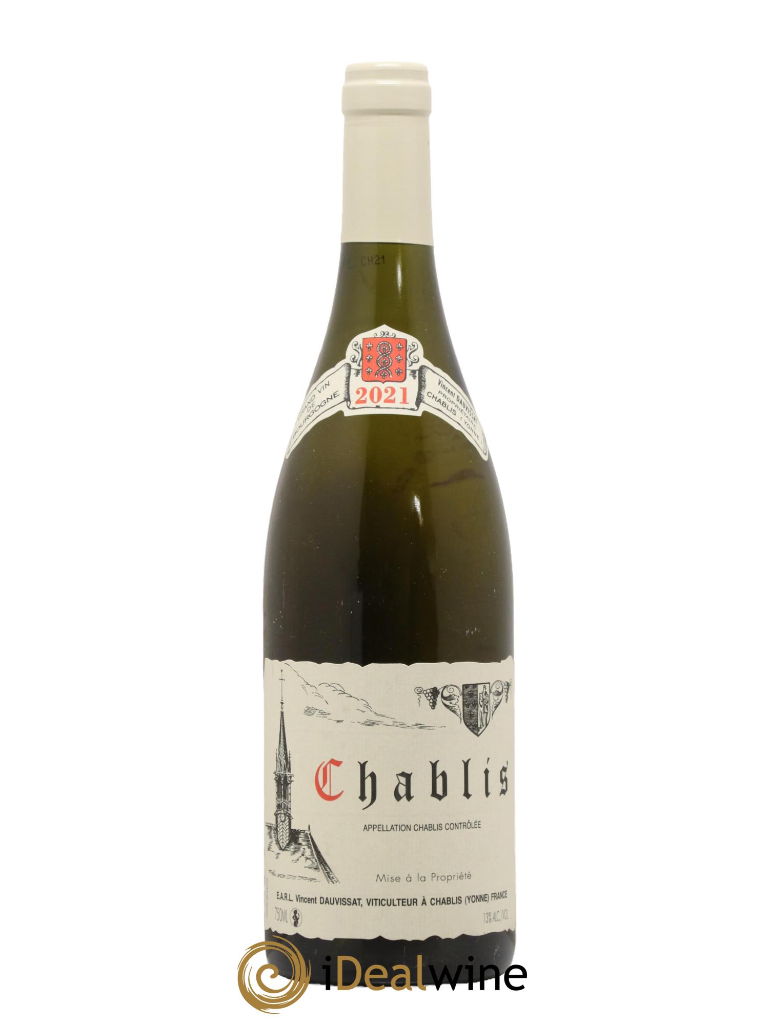 Chablis Vincent Dauvissat (Domaine) 2021 - Lot de 1 bouteille - 0