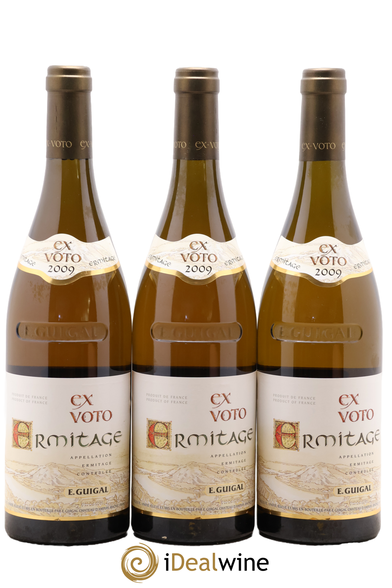 Ermitage Ex Voto Guigal 2009 - Lot de 3 bouteilles - 0