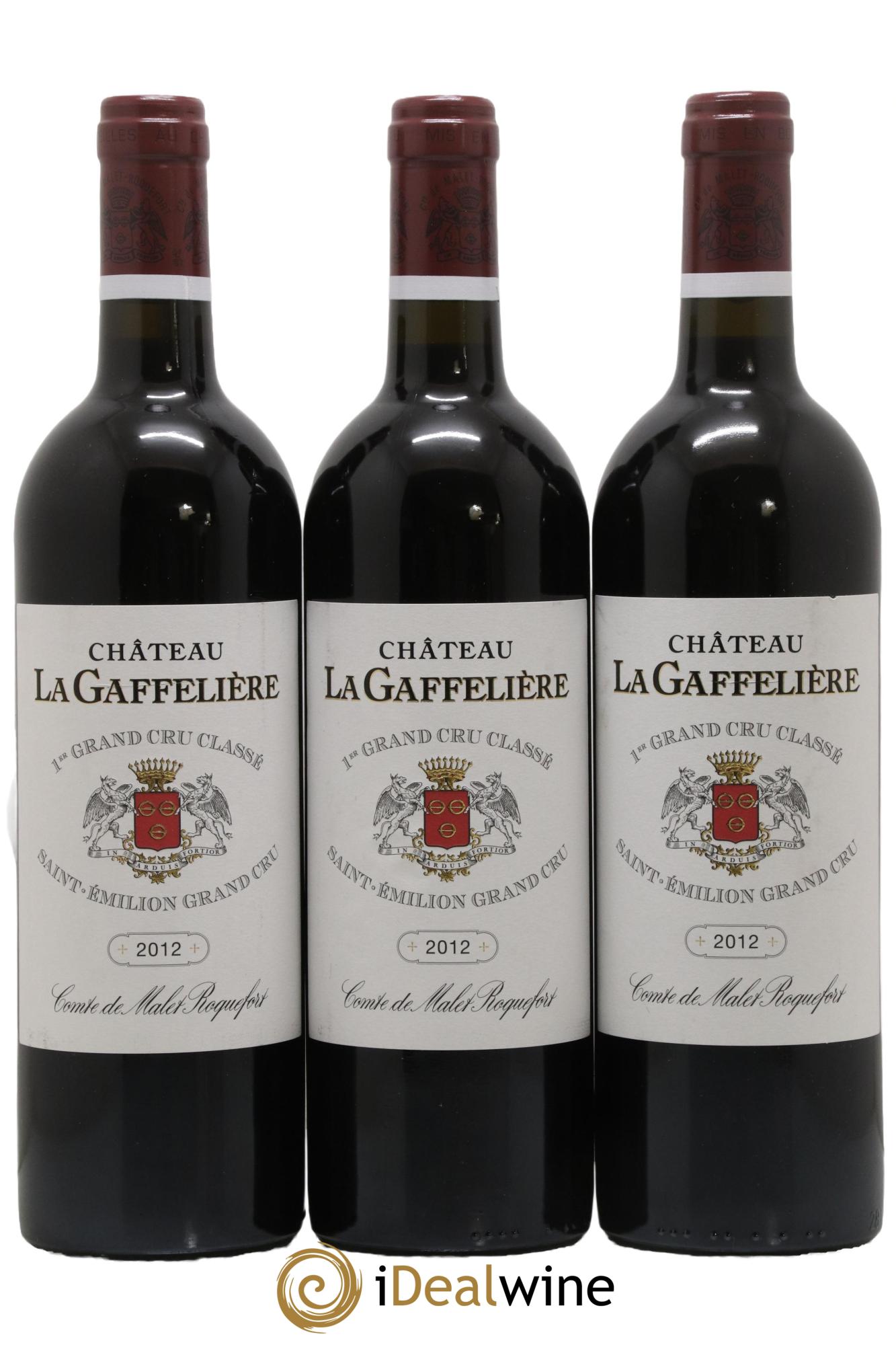 Château la Gaffelière 1er Grand Cru Classé B 2012 - Lot de 3 bouteilles - 0