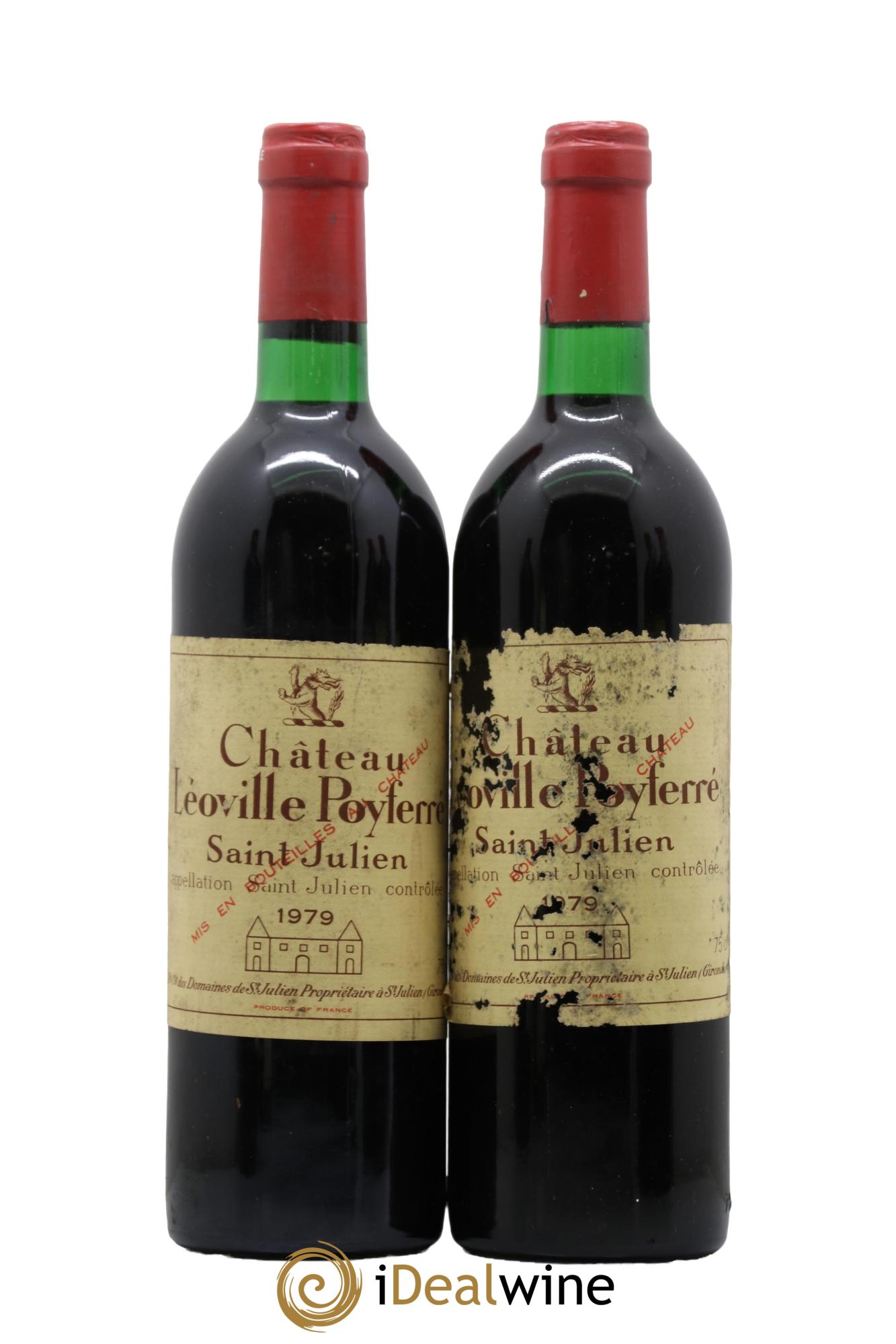 Château Léoville Poyferré 2ème Grand Cru Classé 1979 - Lot de 2 bouteilles - 0