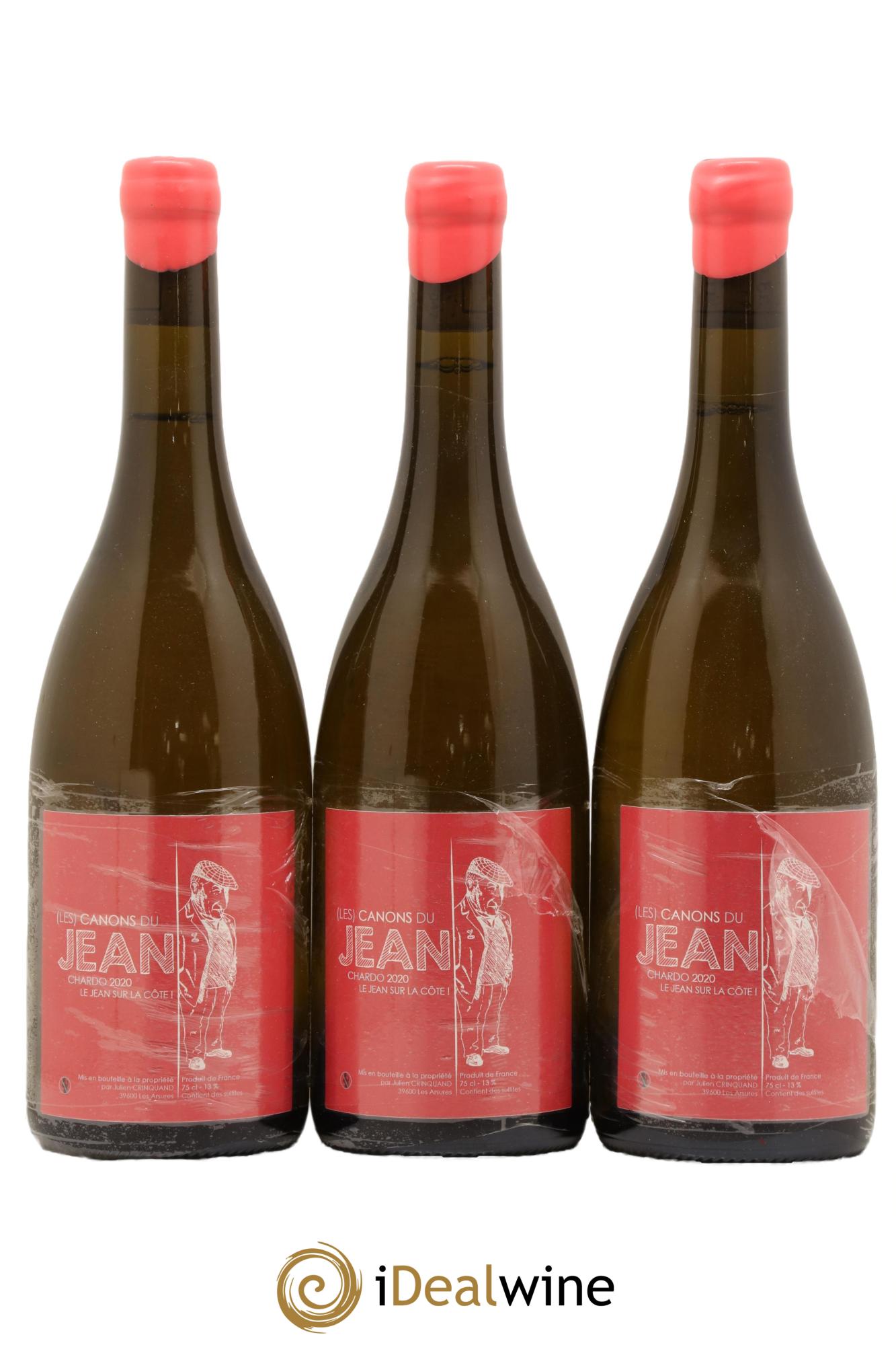 Vin de France Le Jean sur la Cote Les Canons du Jean Domaine Julien Crinquand 2020 - Lot de 3 bouteilles - 0