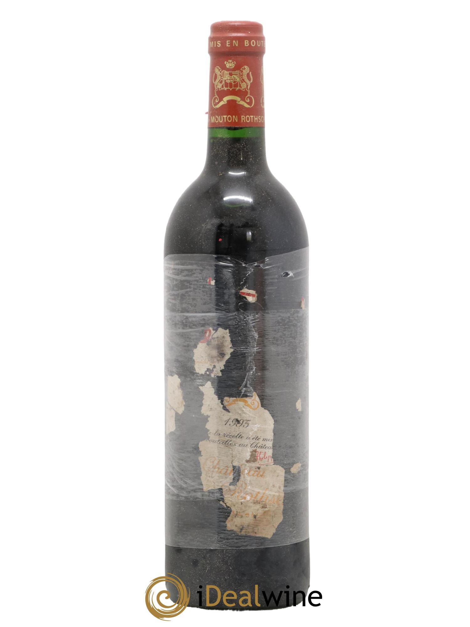 Château Mouton Rothschild 1er Grand Cru Classé 1995 - Lot de 1 bouteille - 0