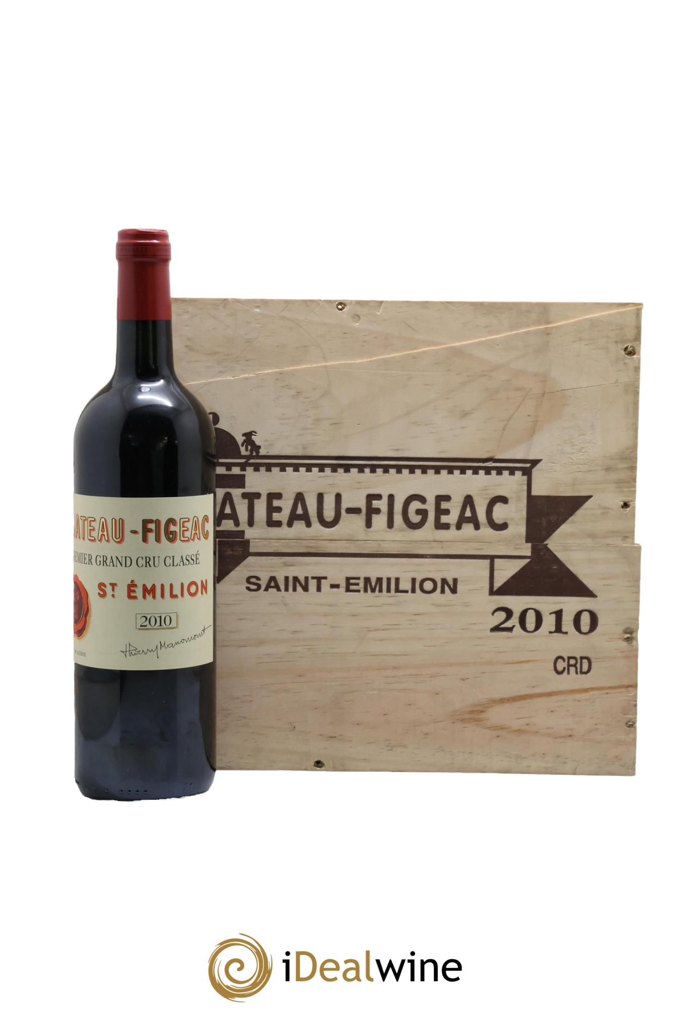 Château Figeac 1er Grand Cru Classé A 2010 - Lotto di 3 bottiglie - 2
