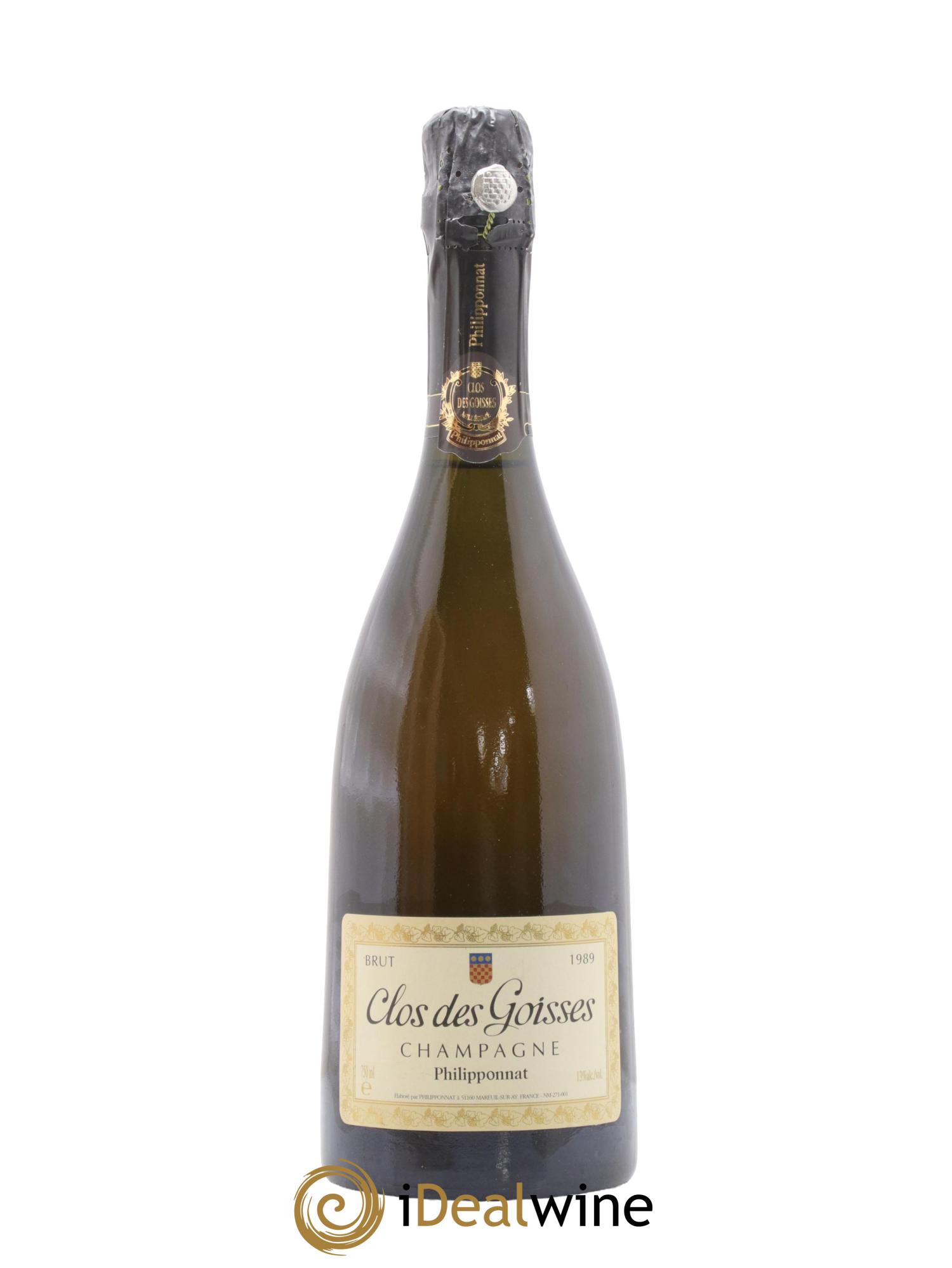 Clos des Goisses Philipponnat 1989 - Lotto di 1 bottiglia - 1