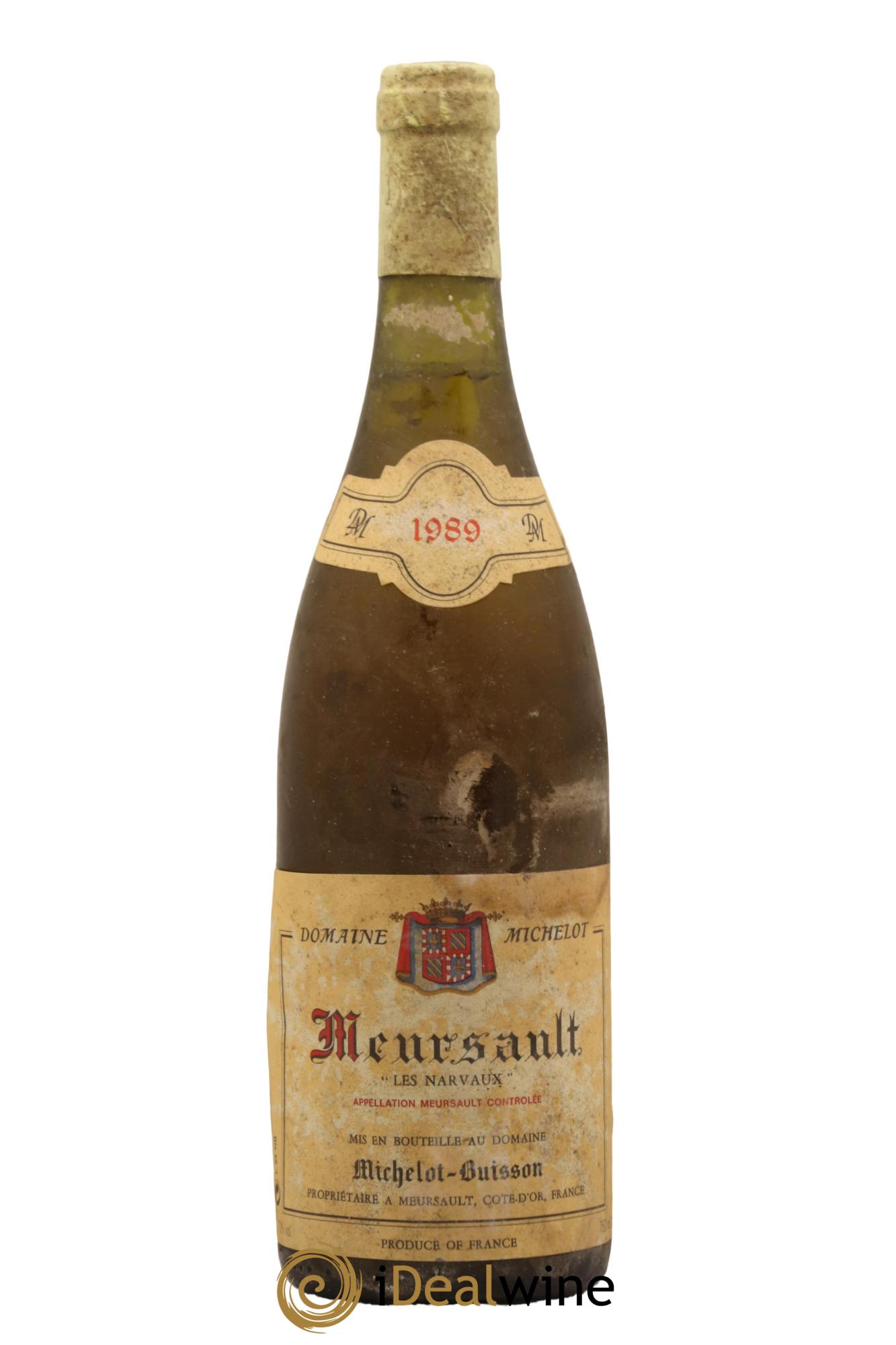 Meursault Les Narvaux Michelot Buisson 1989 - Lot de 1 bouteille - 0